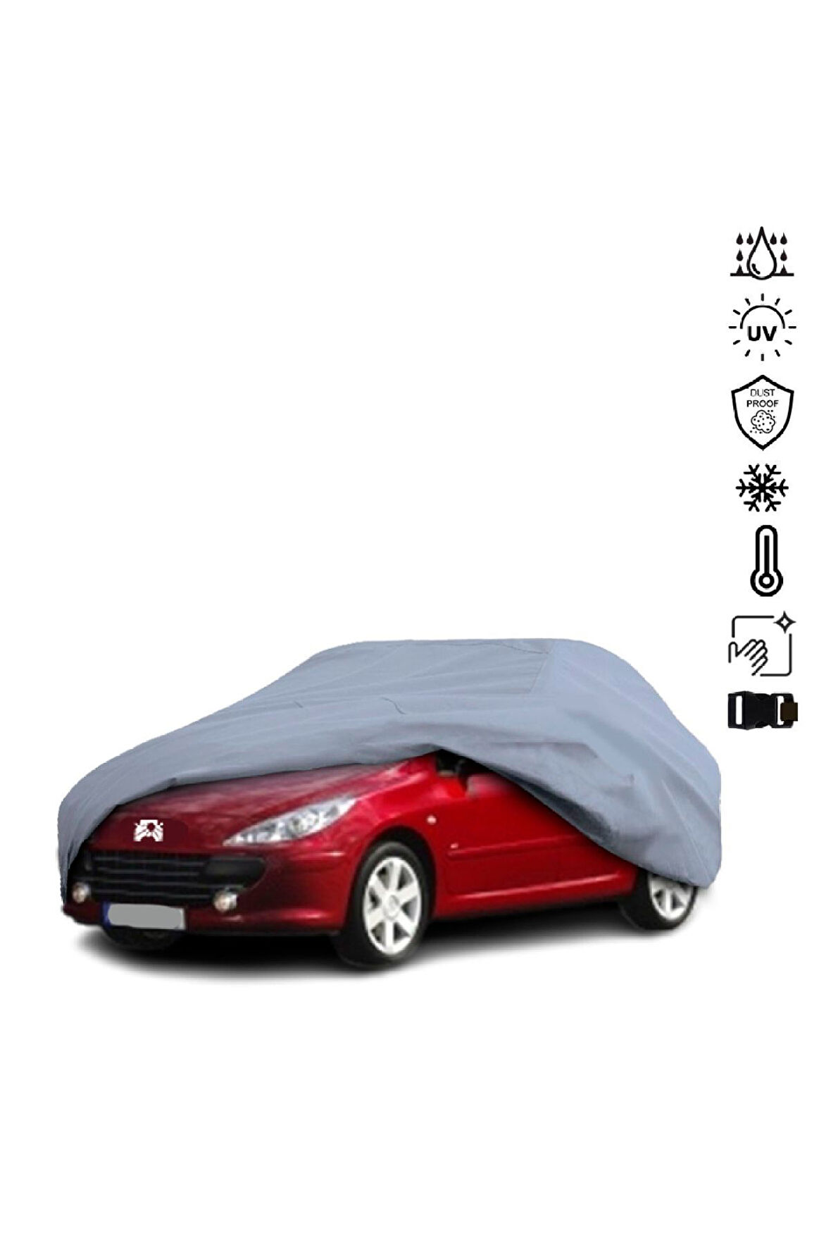 Peugeot 307 (2001-2008) Miflonlu Su Geçirmez Oto Branda Uv Koruyuculu