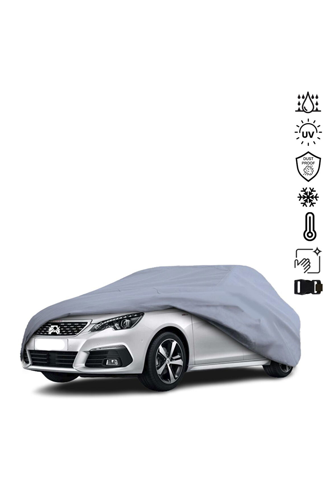 Peugeot 308 Sw 2 (2013-2021) Araba Brandası Miflonlu Su Geçirmez Araba Brandası Uv Koruyuculu