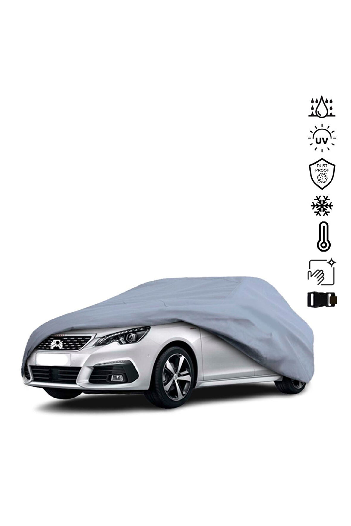 Peugeot 308 Sw 2 (2013-2021) Miflonlu Su Geçirmez Oto Branda Uv Koruyuculu