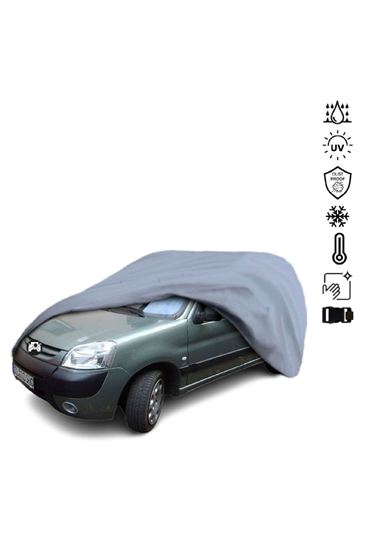 Peugeot Partner 1 (1996-2008) Miflonlu Su Geçirmez Oto Branda Uv Koruyuculu