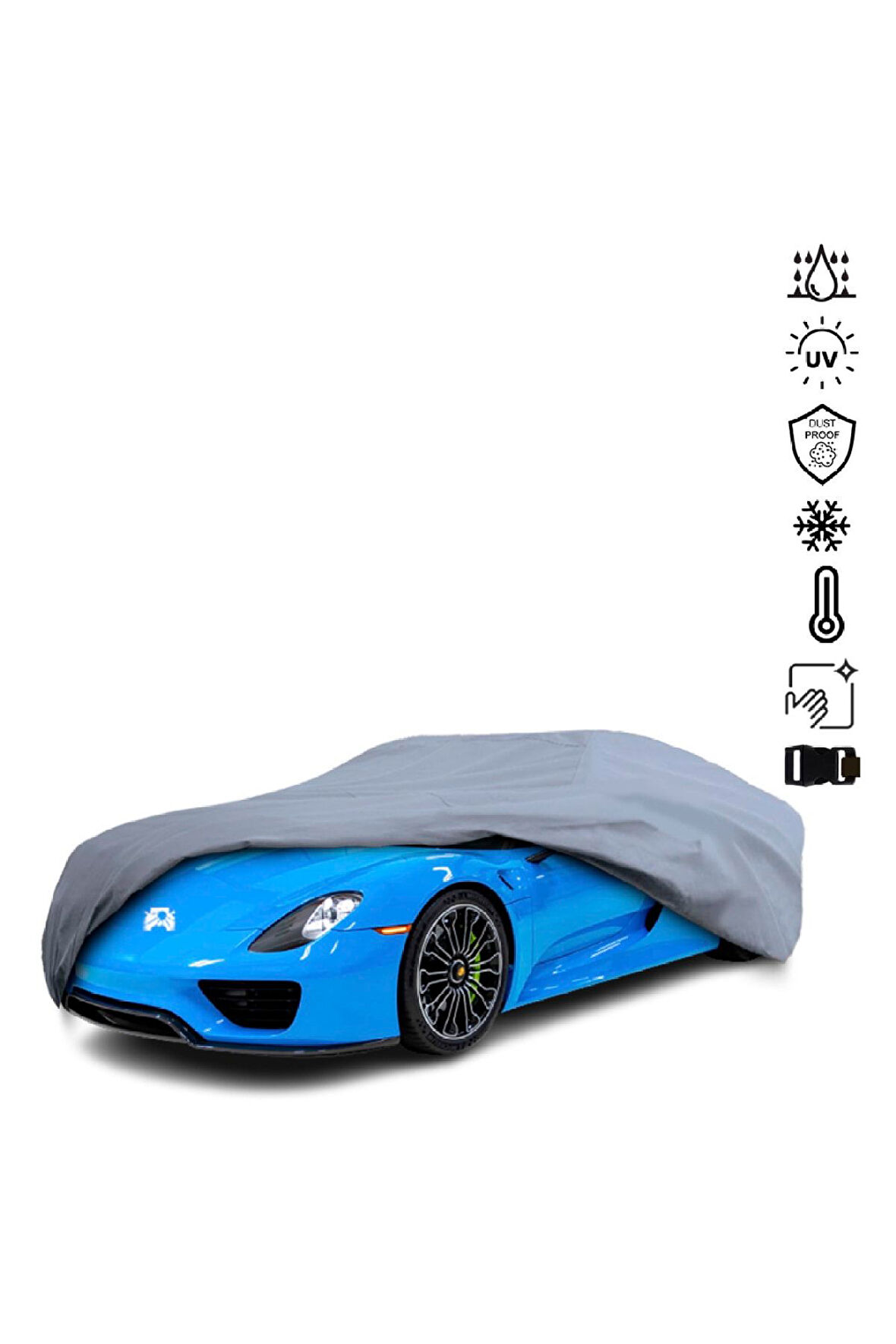 Porsche 918 Spyder Miflonlu Su Geçirmez Oto Branda Uv Koruyuculu