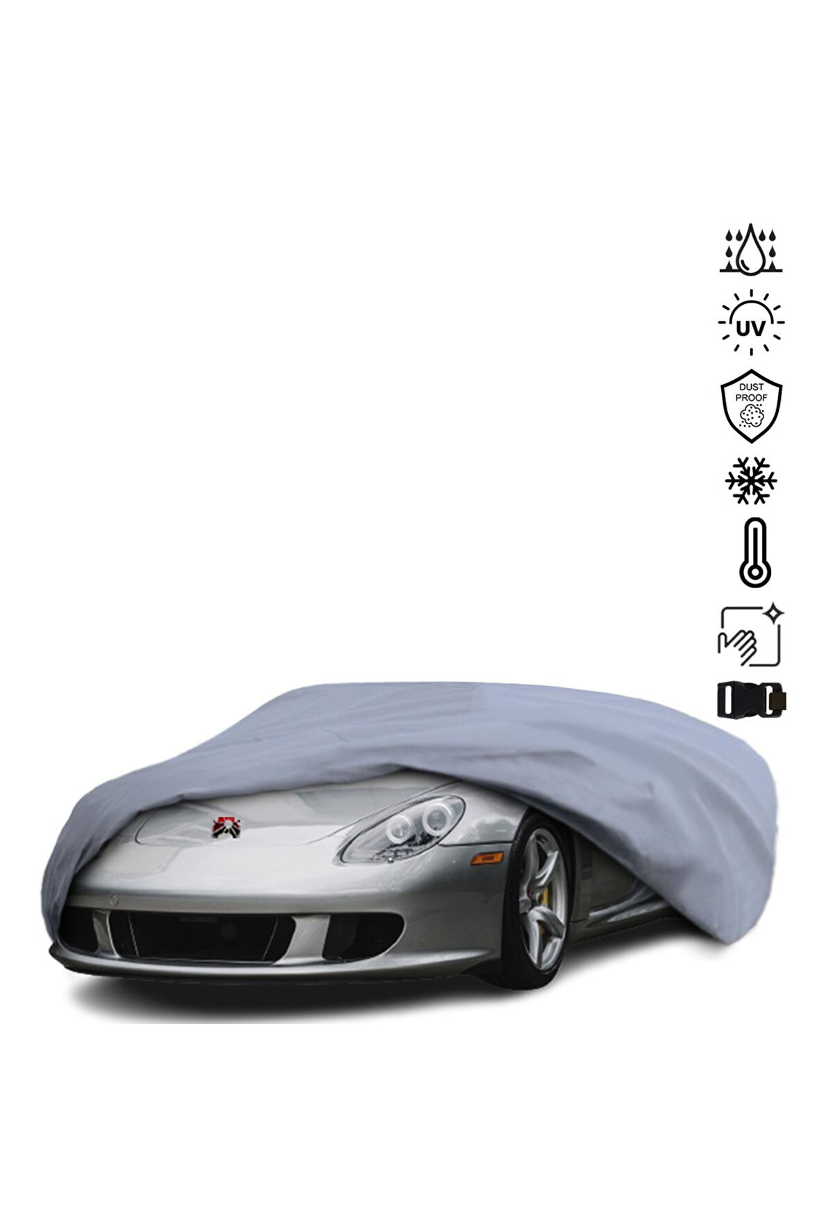Porsche Carrera Gt Araba Brandası Miflonlu Su Geçirmez Araba Brandası Uv Koruyuculu