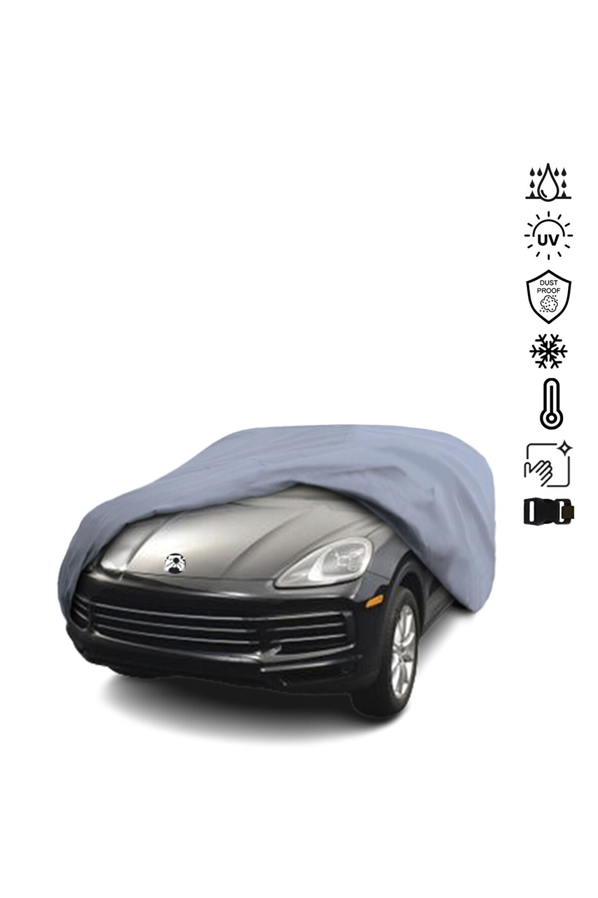 Porsche Cayenne 3 (2017-) Araba Brandası Miflonlu Su Geçirmez Araba Brandası Uv Koruyuculu