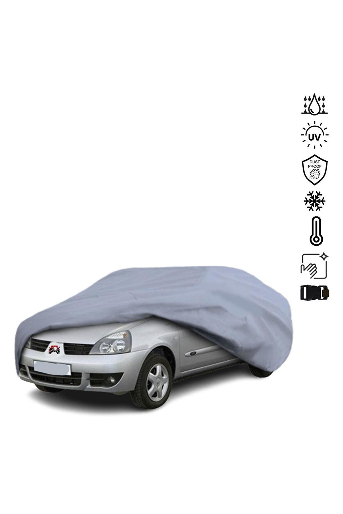 RENAULT CLİO SYMBOL SEDAN (1999-2002) Araba Brandası Miflonlu Su Geçirmez 4 Mevsim Araba Brandası