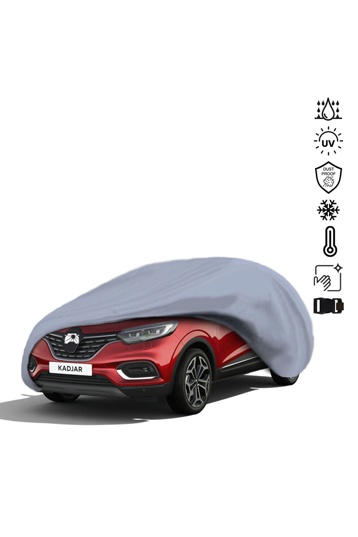 Renault Kadjar Araba Brandası Miflonlu Su Geçirmez Araba Brandası Uv Koruyuculu
