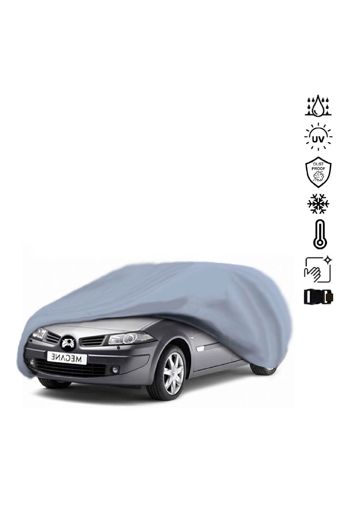 Renault Megane 2 Hatchback (2002-2008) Miflonlu Su Geçirmez Oto Branda Uv Koruyuculu