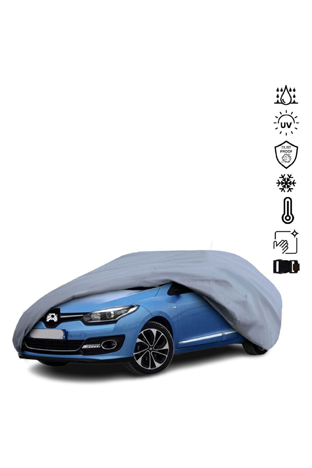 Renault Megane 3 Hatchback (2008-2016) Miflonlu Su Geçirmez Oto Branda Uv Koruyuculu