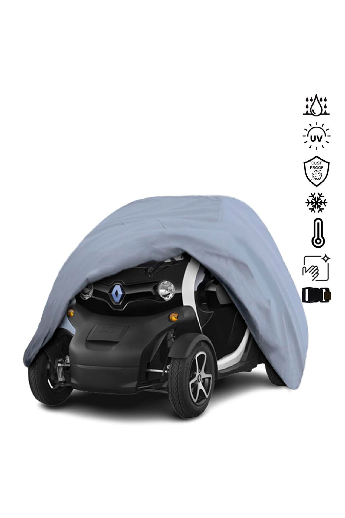 Renault Twizy Miflonlu Su Geçirmez Oto Branda Uv Koruyuculu