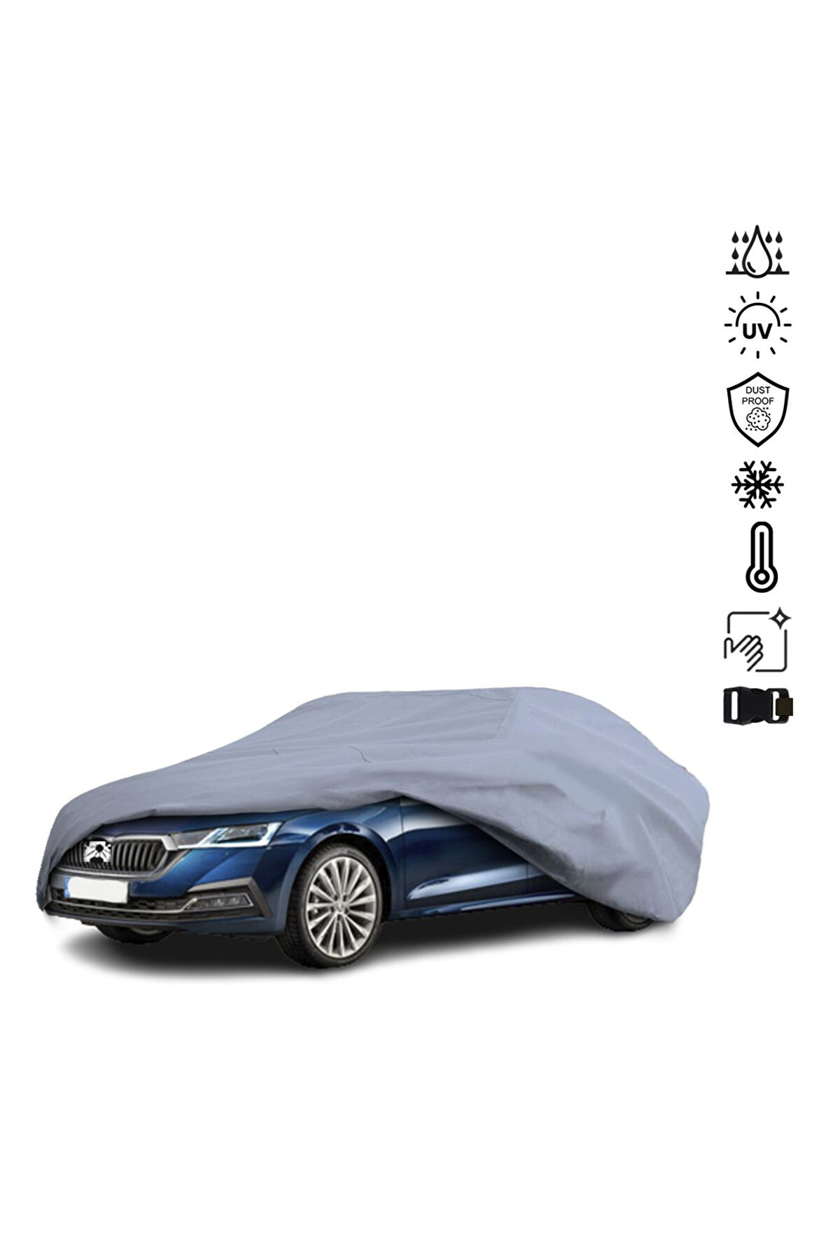 Skoda Octavia 4 (2019-) Araba Brandası Miflonlu Su Geçirmez Araba Brandası Uv Koruyuculu