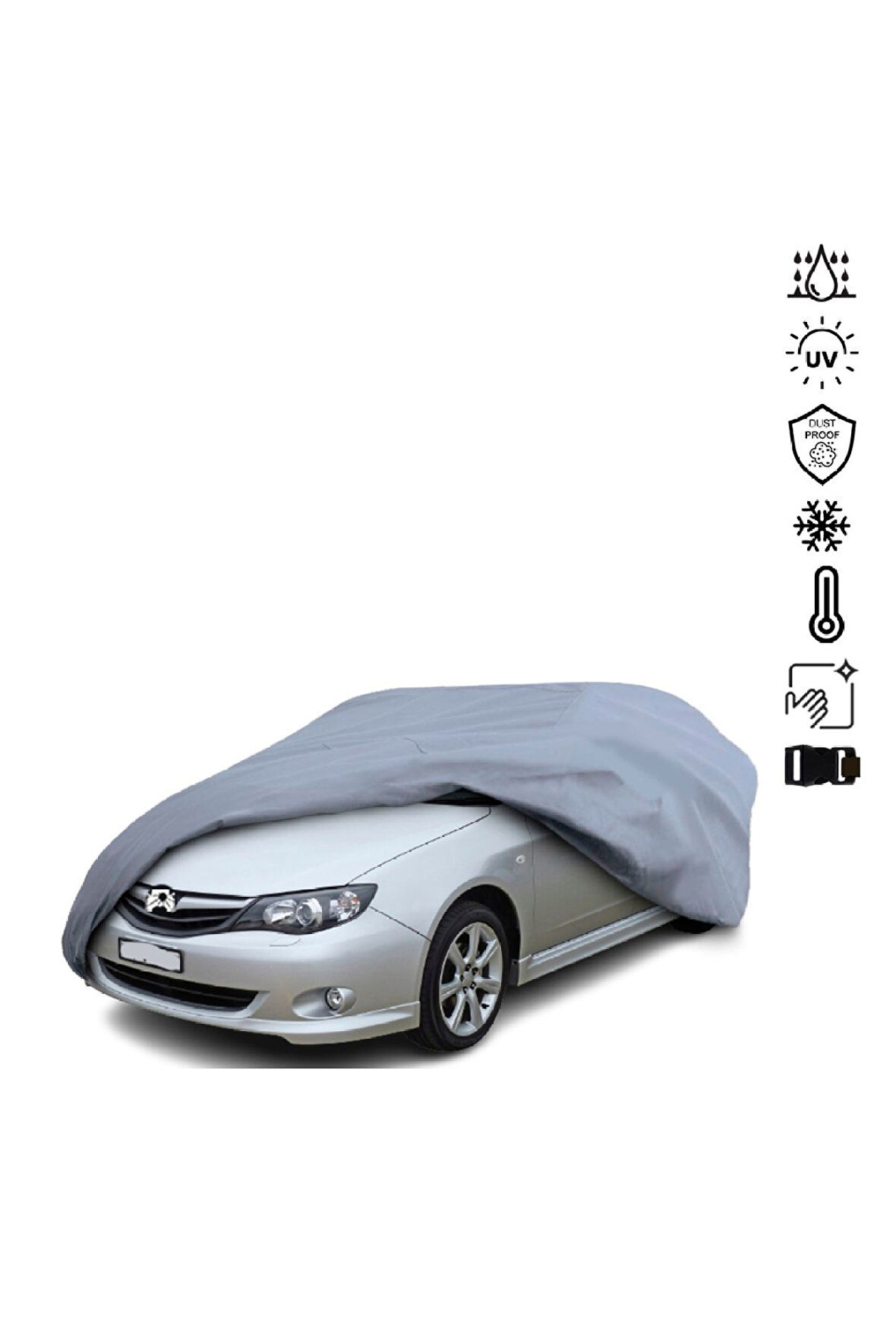 Subaru Impreza 3 Sedan (2007-2011) Miflonlu Su Geçirmez Oto Branda Uv Koruyuculu