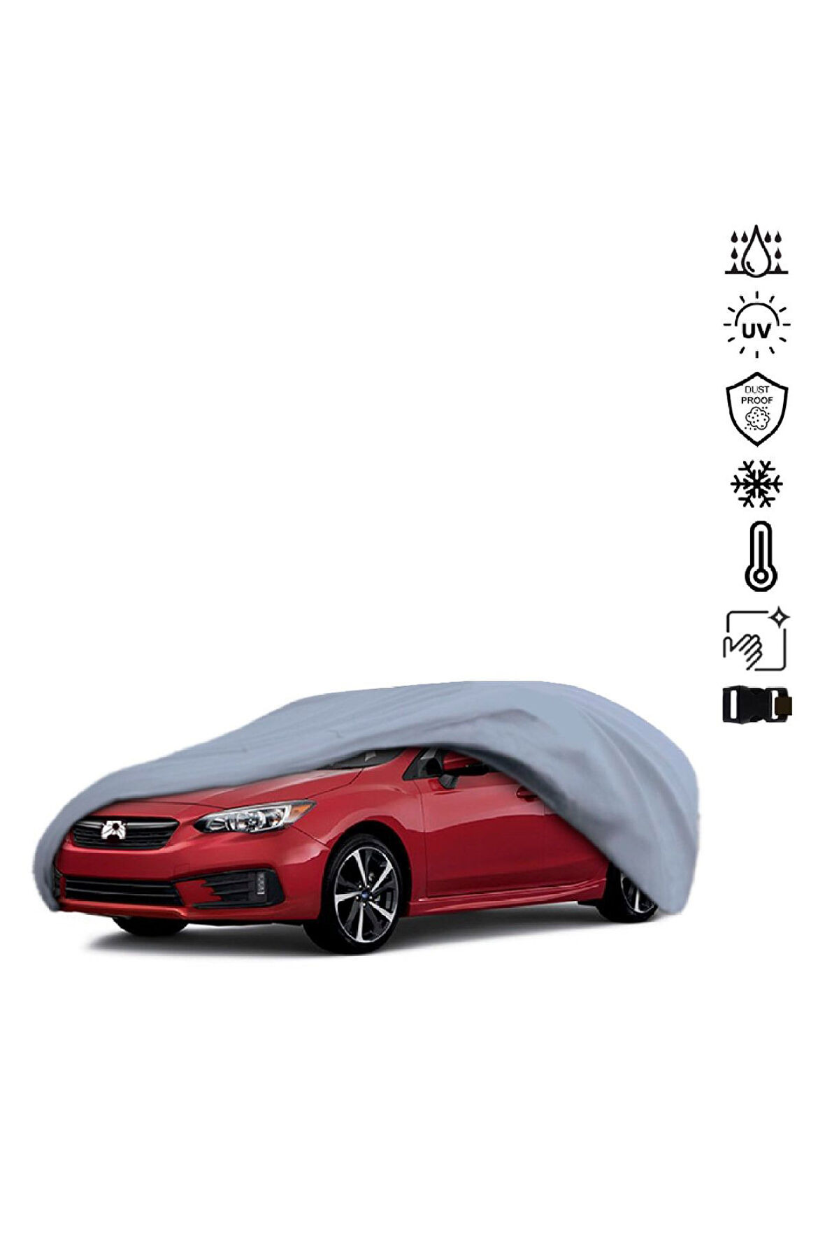 Subaru Impreza 5 Sedan (2016-) Miflonlu Su Geçirmez Oto Branda Uv Koruyuculu