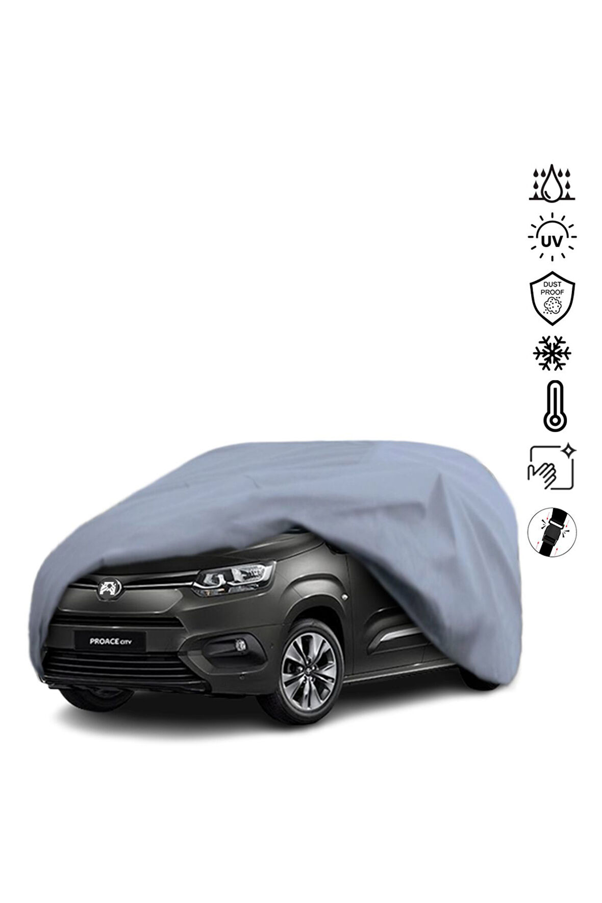 Toyota Proace City Verso Swb (2020) Araba Brandası Miflonlu 4 Mevsim Oto Branda