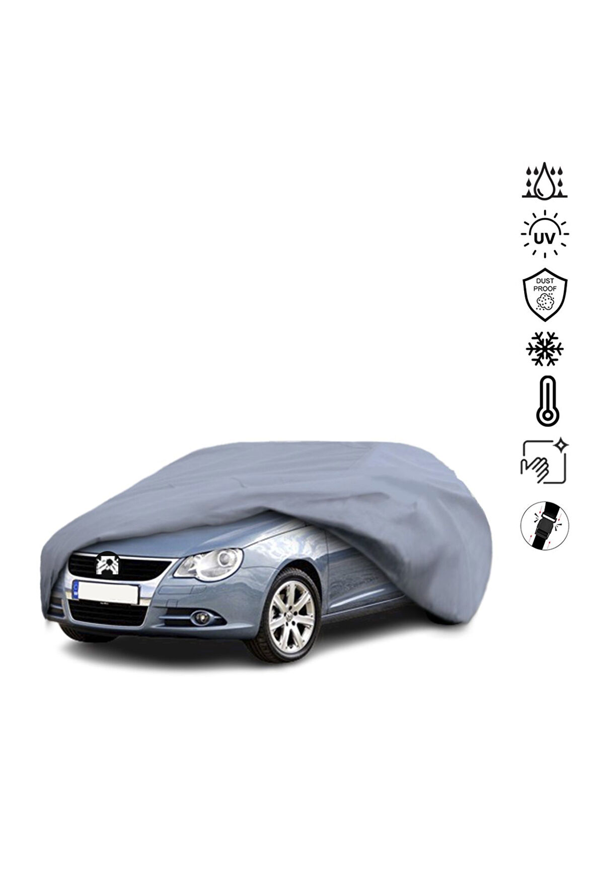 Volkswagen Eos (2006-2015) Araba Brandası Miflonlu Su Geçirmez Araba Brandası Uv Koruyuculu