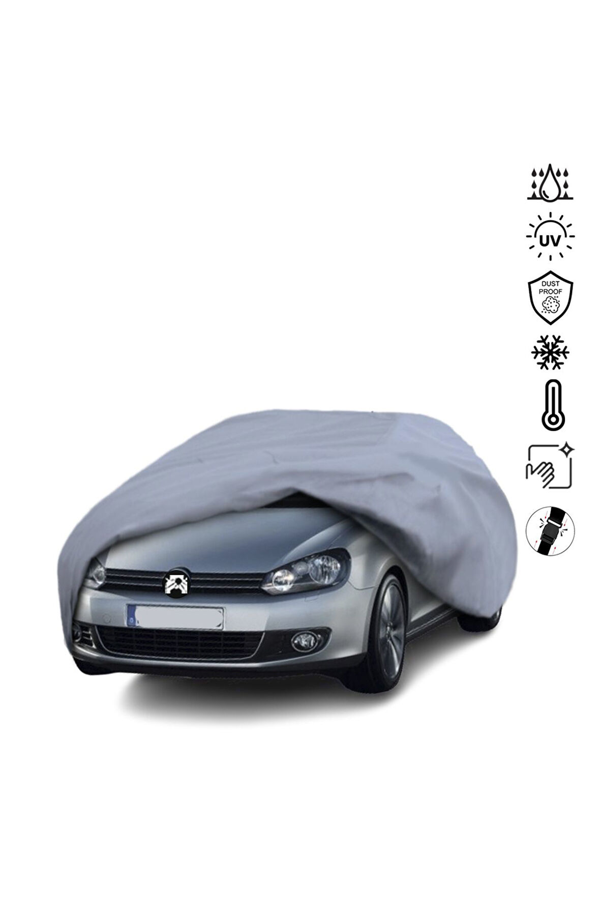 Volkswagen Golf 6 (2008-2012) Araba Brandası Miflonlu Su Geçirmez Araba Brandası Uv Koruyuculu