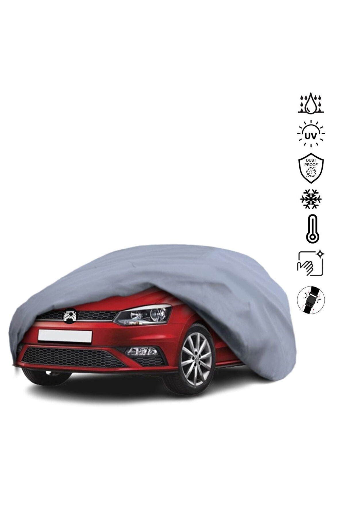 Volkswagen Polo 5 (2009-2017) Araba Brandası Miflonlu Su Geçirmez Araba Brandası Uv Koruyuculu