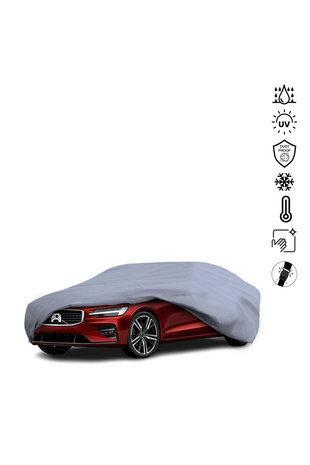 VOLVO S60 3 (2018-) Araba Brandası Miflonlu Su Geçirmez 4 Mevsim Araba Brandası