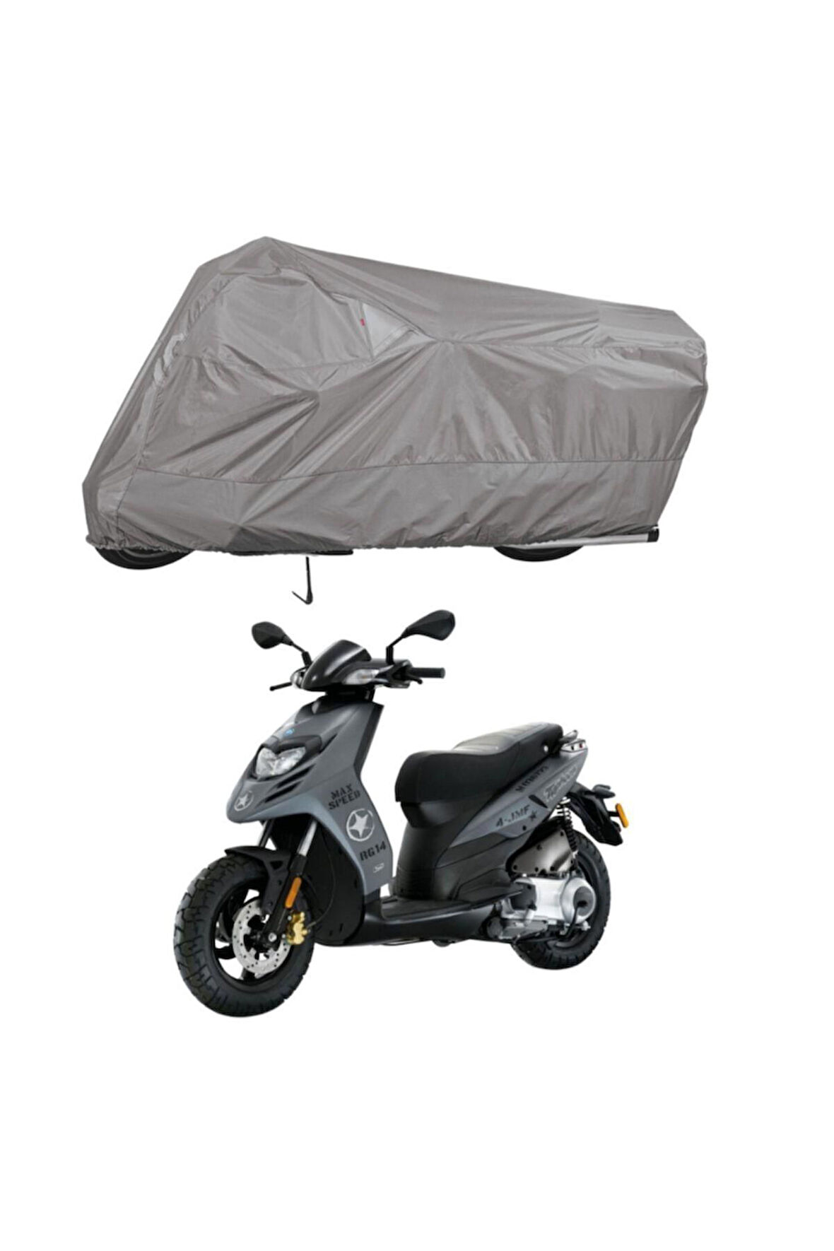 Piaggio Typhoon 125   Bağlantı Tokalı  Uyumlu SolarBlock Prime Motosiklet Brandası Örtüsü