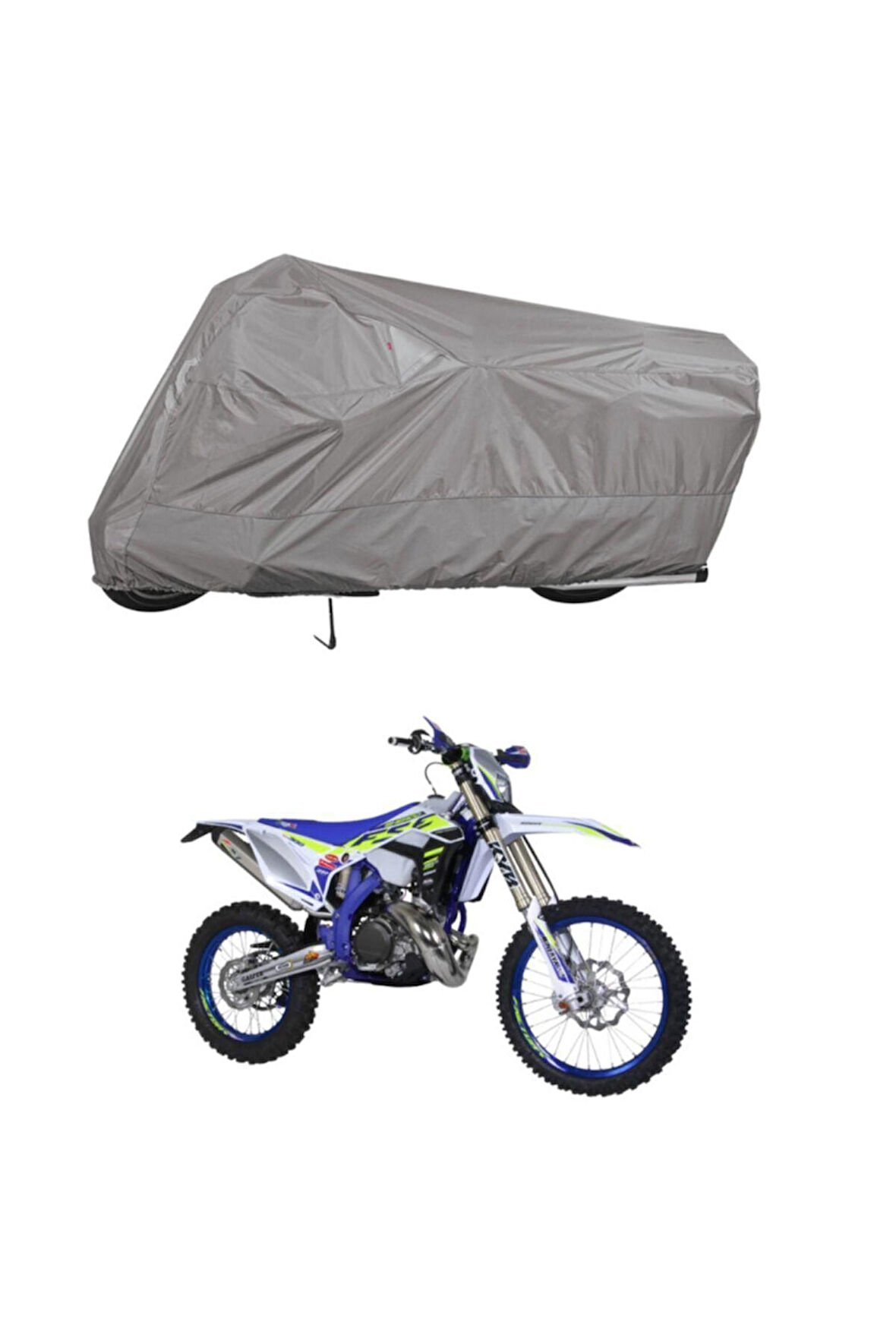 Sherco Enduro 250 Cross  Bağlantı Tokalı  Uyumlu SolarBlock Prime Motosiklet Brandası Örtüsü