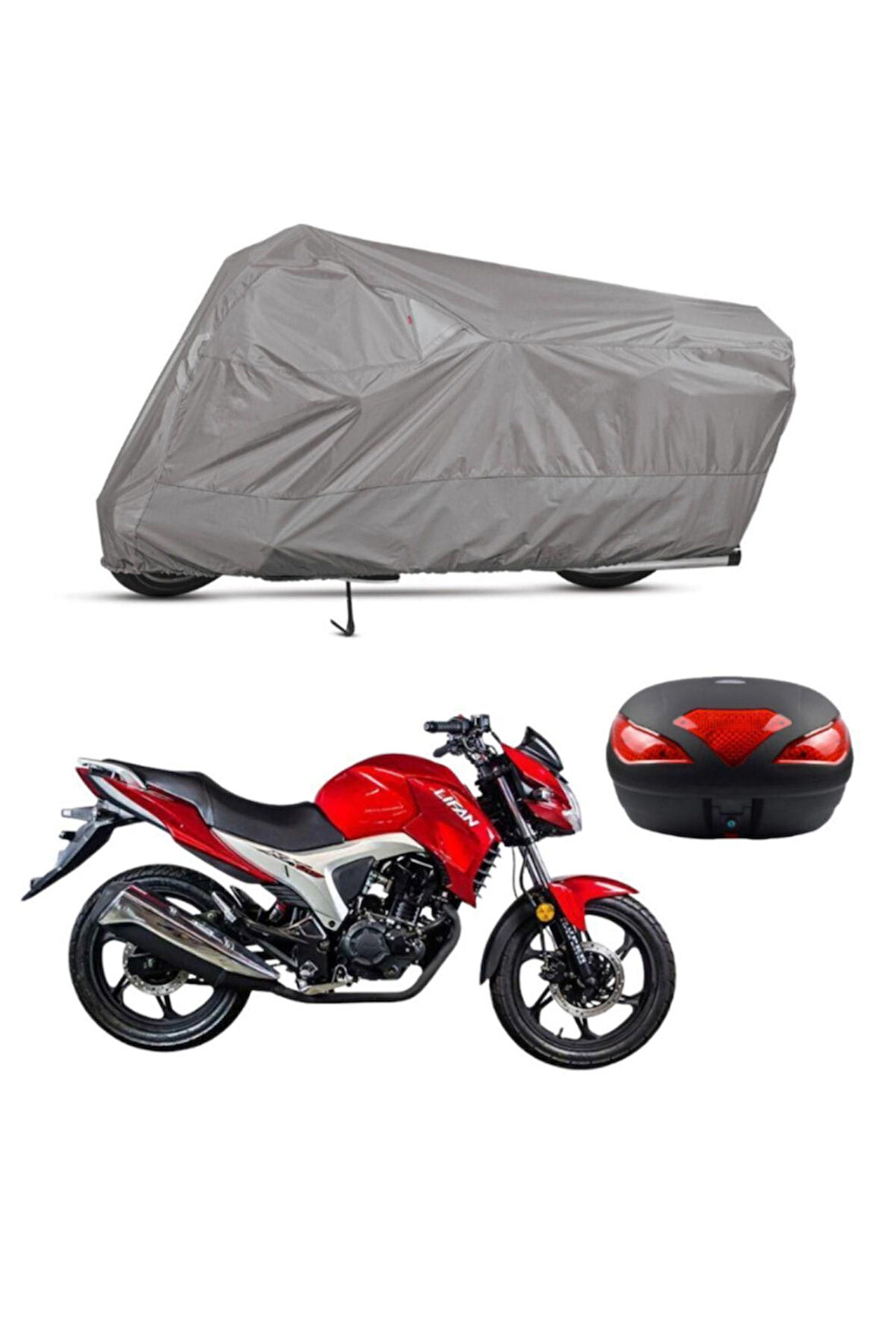 Lifan Lf150t-9r Arka Çanta   Bağlantı Tokalı  Uyumlu SolarBlock Prime Motosiklet Brandası Örtüsü