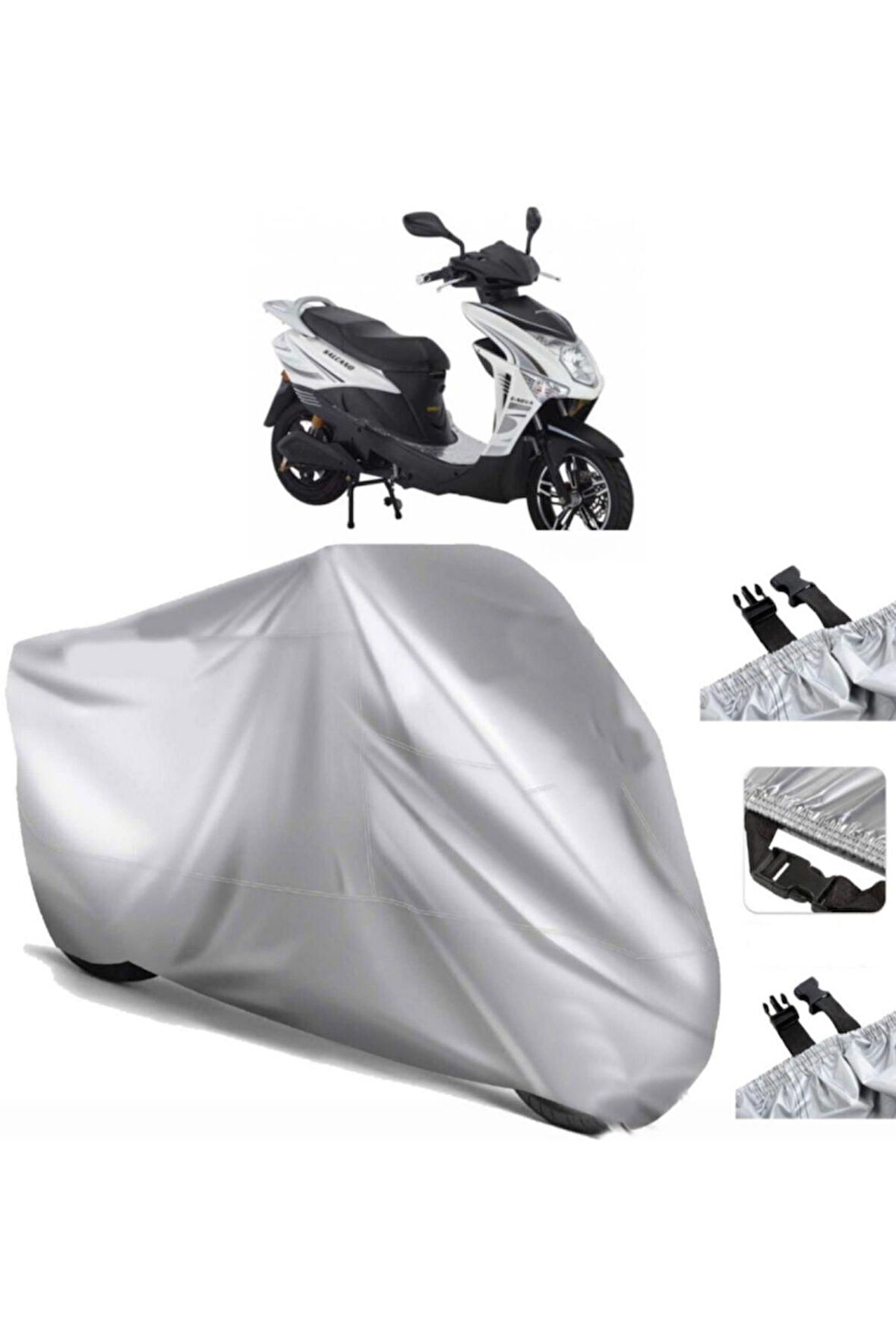 Salcano E-nova 3.0 Elektrikli Arka Çanta (bağlantı Tokalı) Uyumlu SolarBlock  Motosiklet Brandası