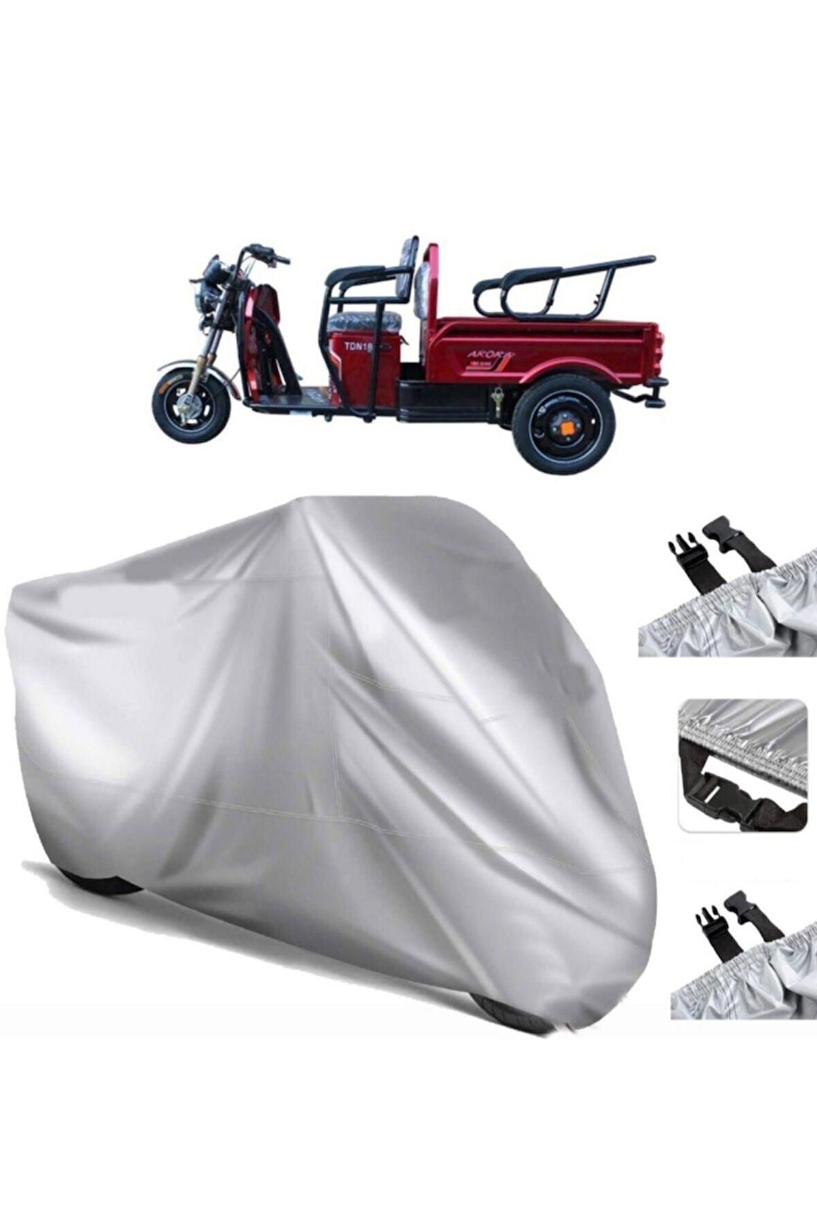 Arora Tdn18z Navara Elektrikli  (bağlantı Tokalı) Uyumlu SolarBlock Prime Motosiklet Brandası Örtüsü