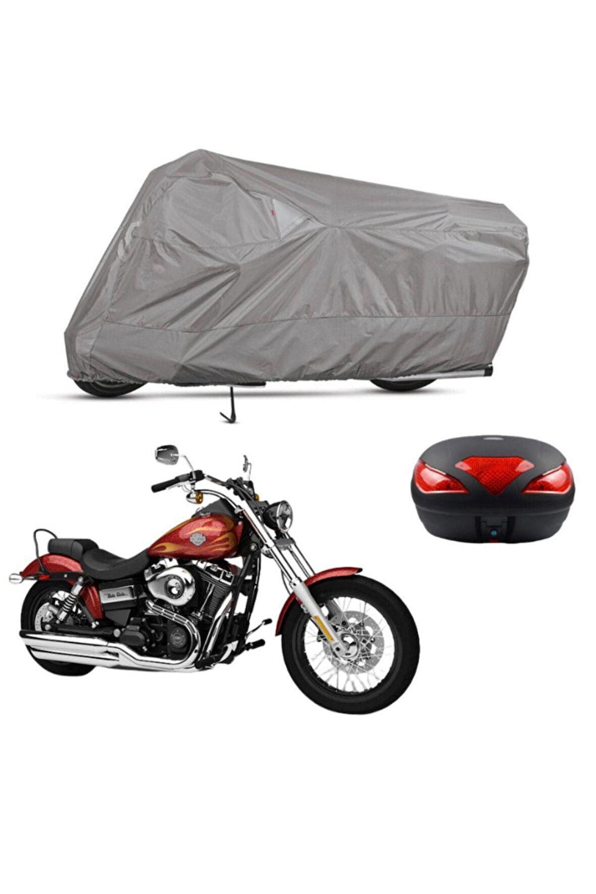 Harley-davidson Dyna Serisi Arka Çanta   Bağlantı Tokalı  Uyumlu SolarBlock  Motosiklet Brandası