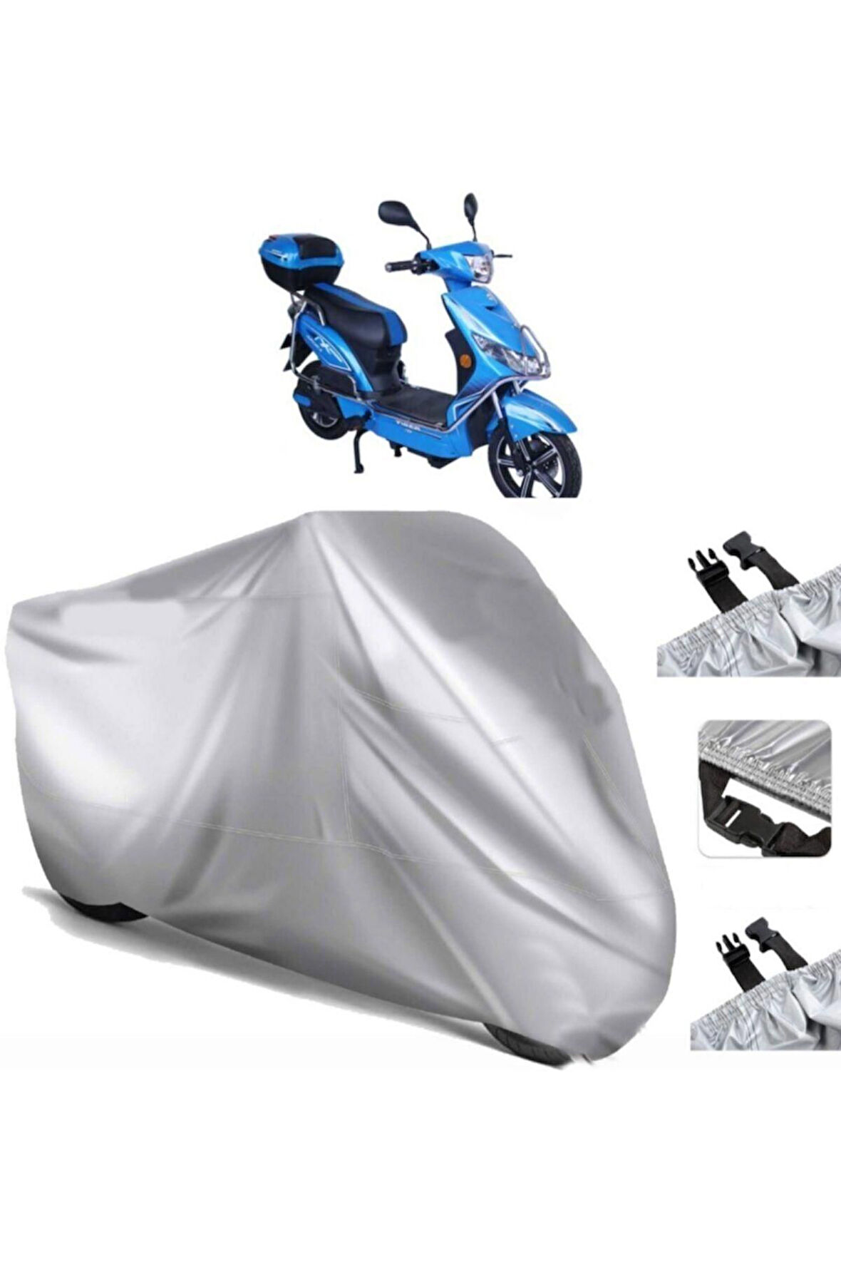 Arora Tiger 249w Elektrikli Arka Çanta (bağlantı Tokalı) Uyumlu SolarBlock  Motosiklet Brandası