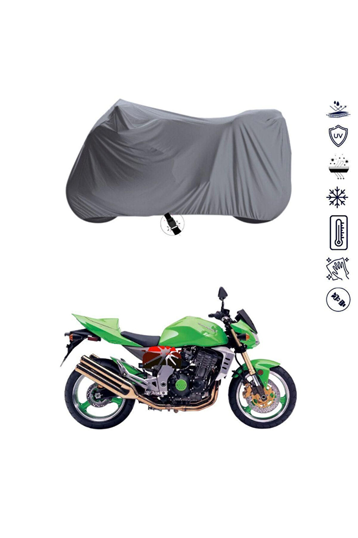 Kawasaki Z 1000 Arka Çanta  Bağlantı Tokalı  Uyumlu SolarBlock Prime Motosiklet Brandası Örtüsü