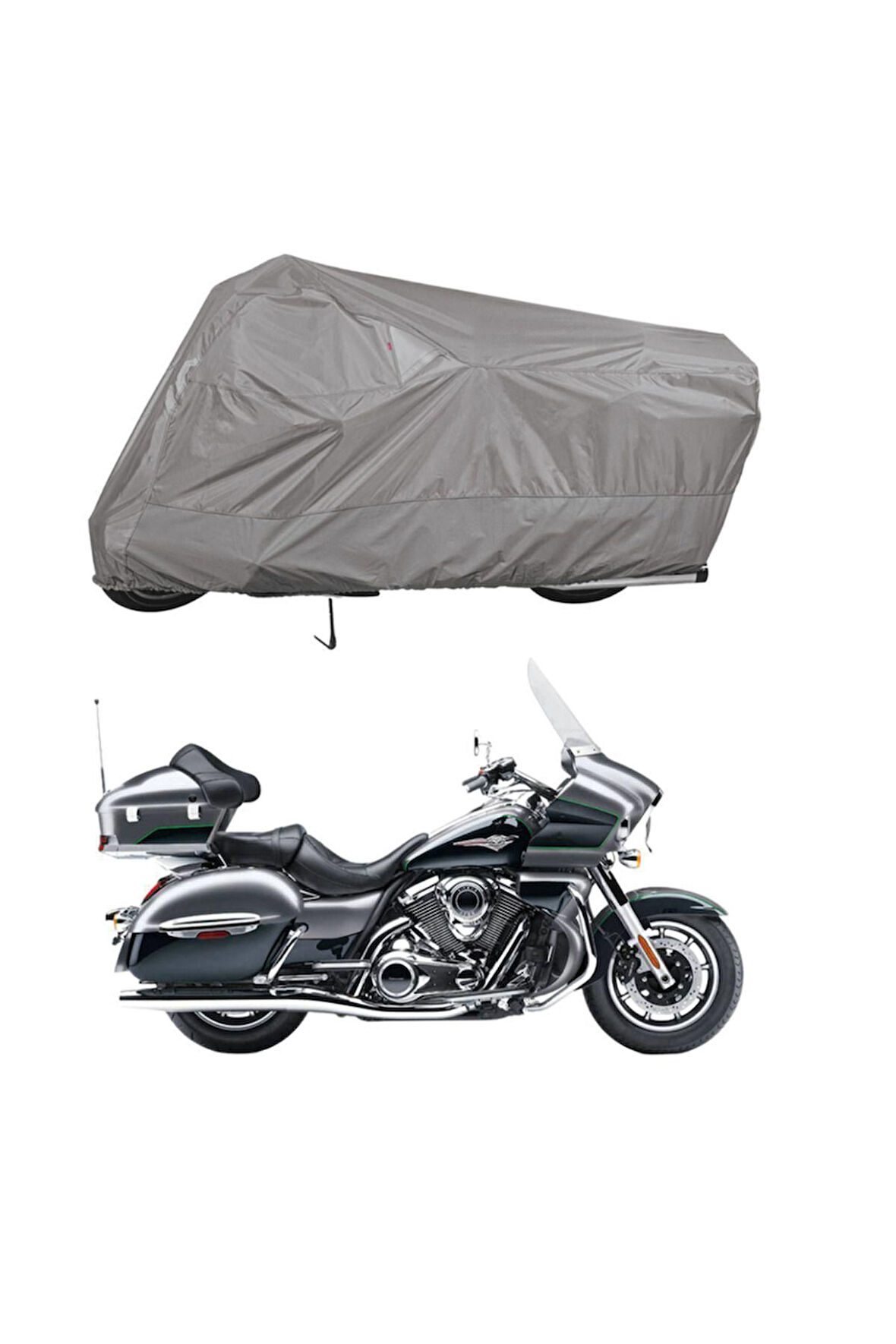 Kawasaki VN 800 Classic  Bağlantı Tokalı  Uyumlu SolarBlock Prime Motosiklet Brandası Örtüsü