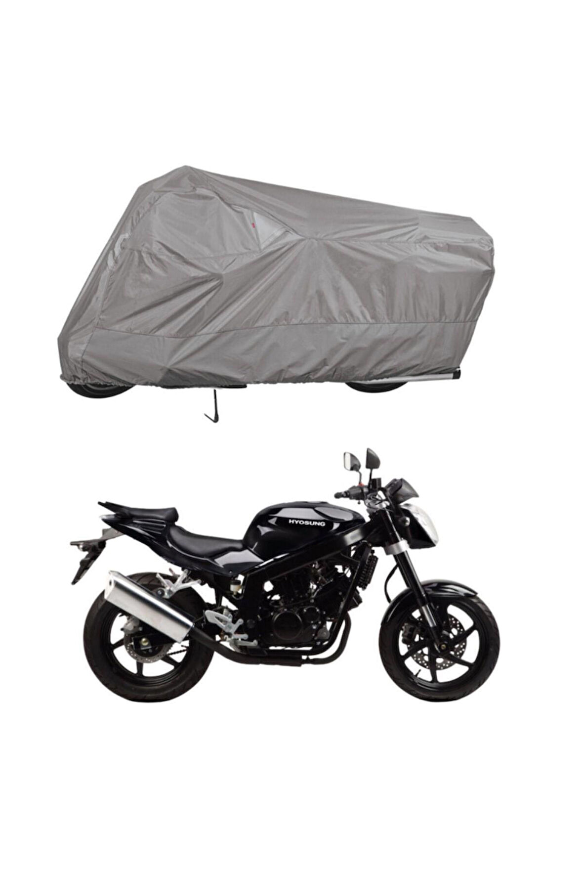 Hysoung Gt 250 Naked   Bağlantı Tokalı  Uyumlu SolarBlock Prime Motosiklet Brandası Örtüsü