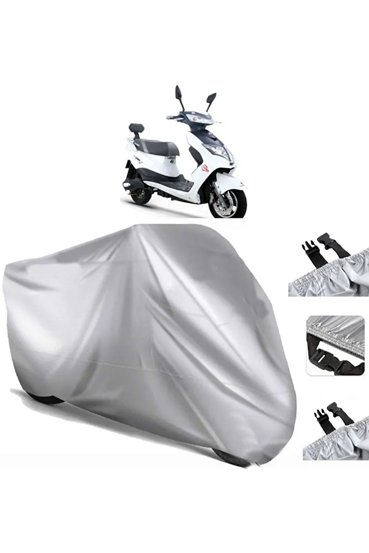 Kuba My Force 4000n Elektrikli Arka Çanta (bağlantı Tokalı) Uyumlu SolarBlock  Motosiklet Brandası