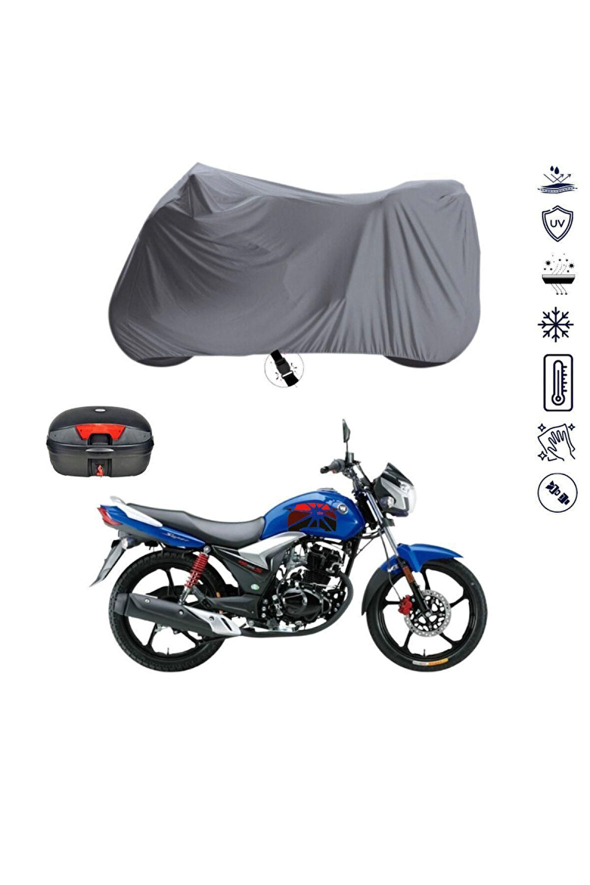 Haojue Da135s  Bağlantı Tokalı  Uyumlu SolarBlock Prime Motosiklet Brandası Örtüsü