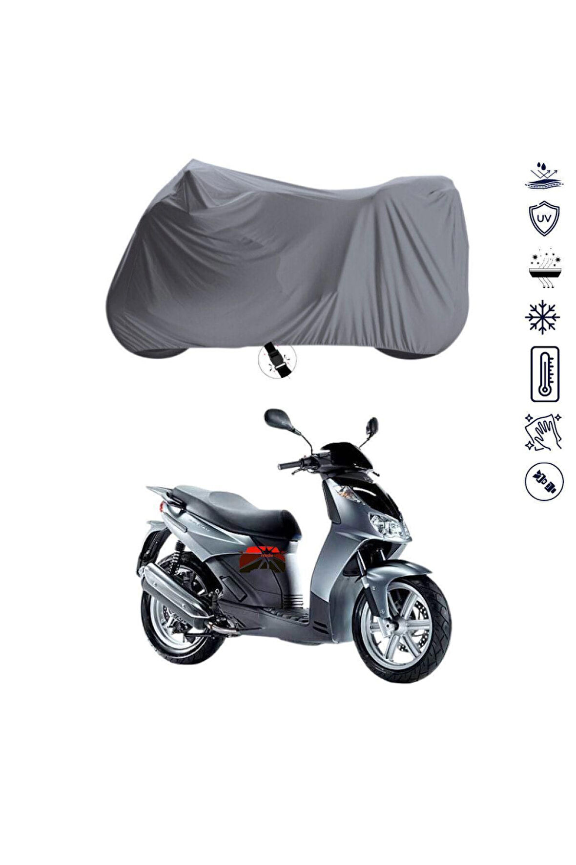 Aprilia Sporcity 250  Bağlantı Tokalı  Uyumlu SolarBlock Prime Motosiklet Brandası Örtüsü