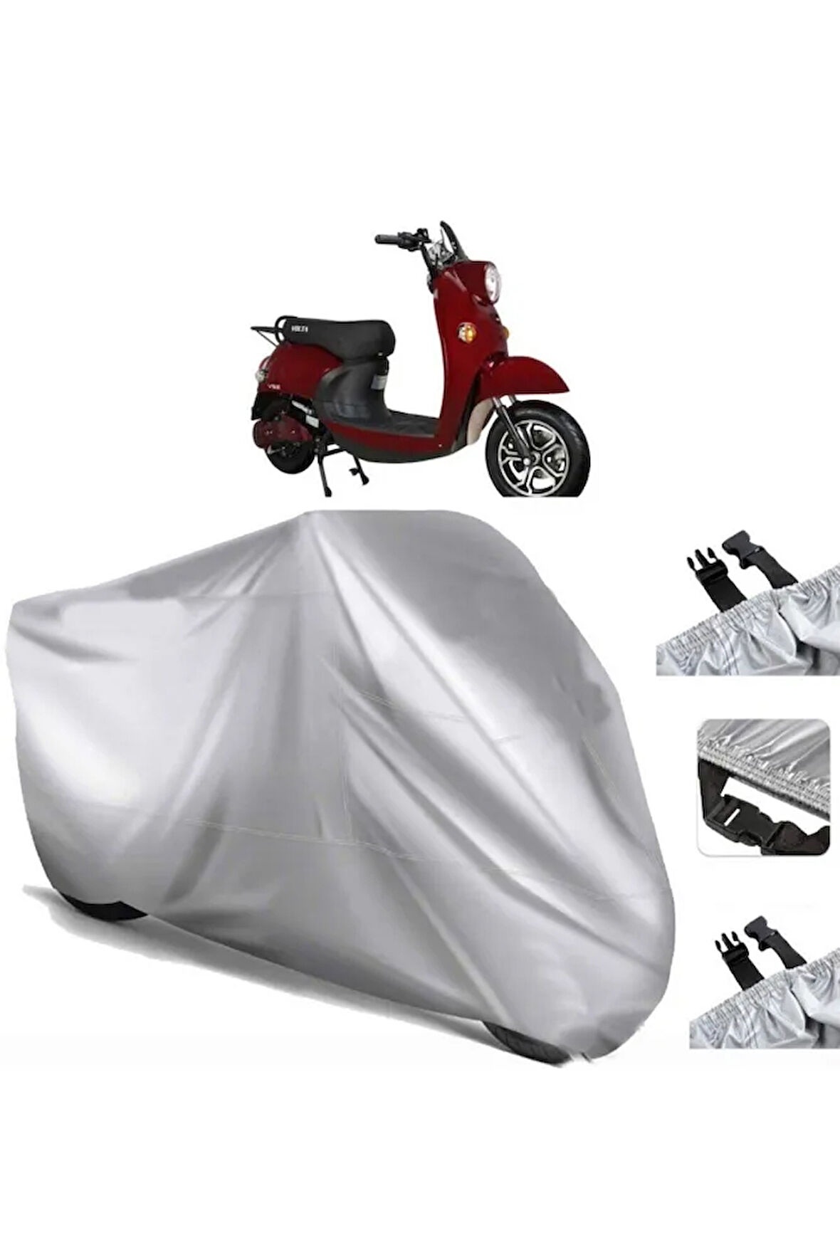 Volta Vs2 Elektrikli  (bağlantı Tokalı) Uyumlu SolarBlock Prime Motosiklet Brandası Örtüsü