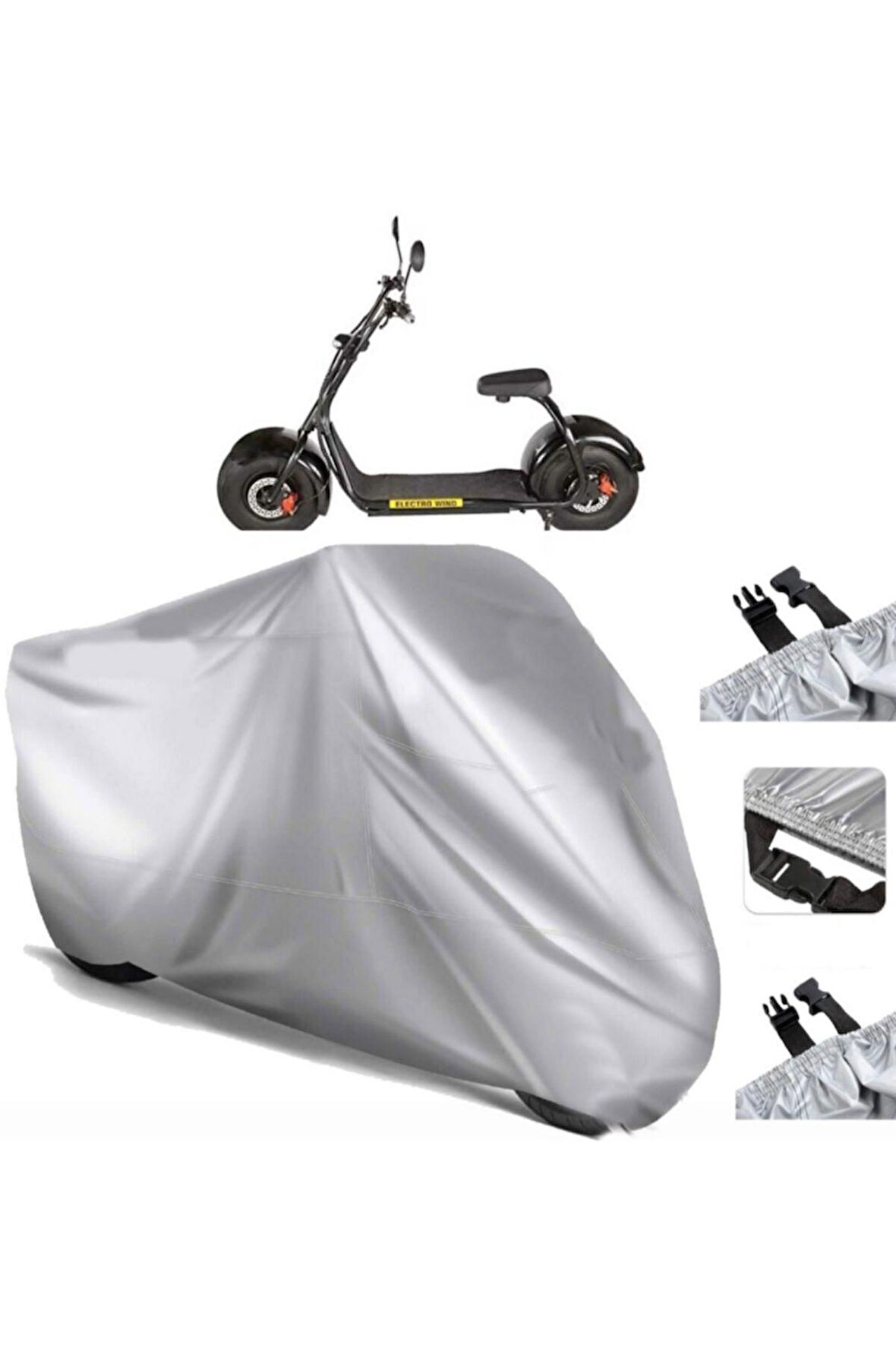 Electro Wind Ew 12 Easy Elektrikli  (bağlantı Tokalı) Uyumlu SolarBlock  Motosiklet Brandası Örtüsü