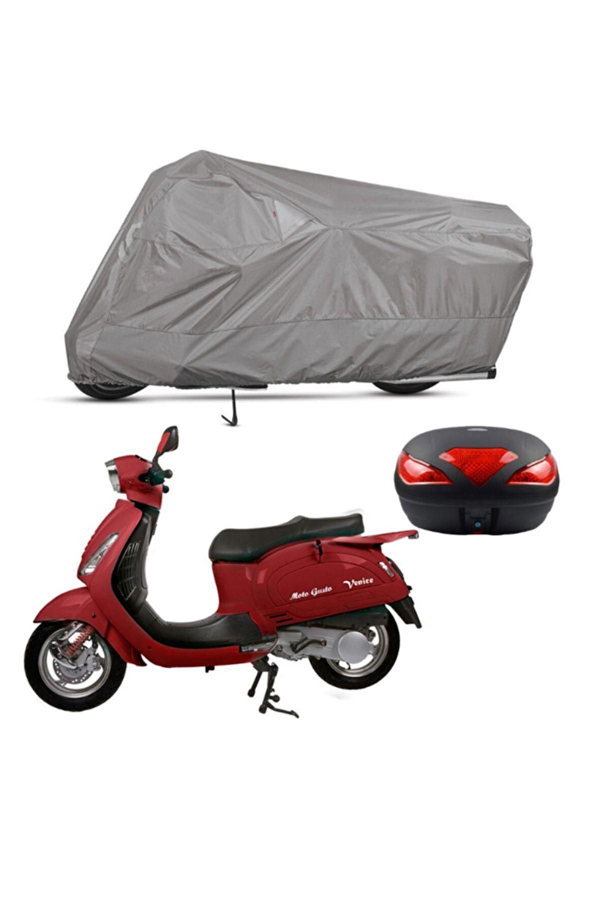 Rmg Venice Arka Çanta   Bağlantı Tokalı  Uyumlu SolarBlock Prime Motosiklet Brandası Örtüsü