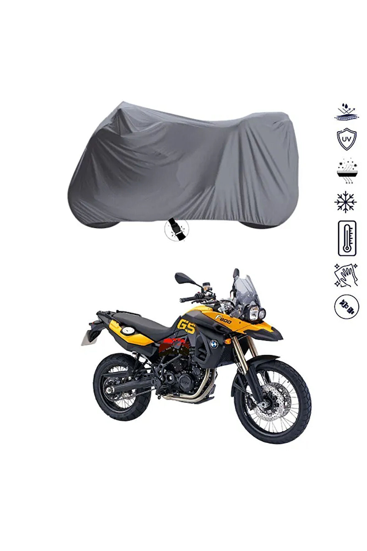 Bmw F 800 Gs  Bağlantı Tokalı  Uyumlu SolarBlock Prime Motosiklet Brandası Örtüsü