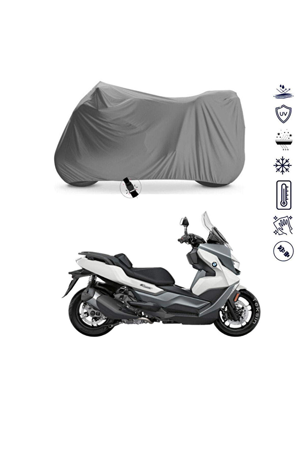 Bmw C 400 Gt  Bağlantı Tokalı  Uyumlu SolarBlock Prime Motosiklet Brandası Örtüsü