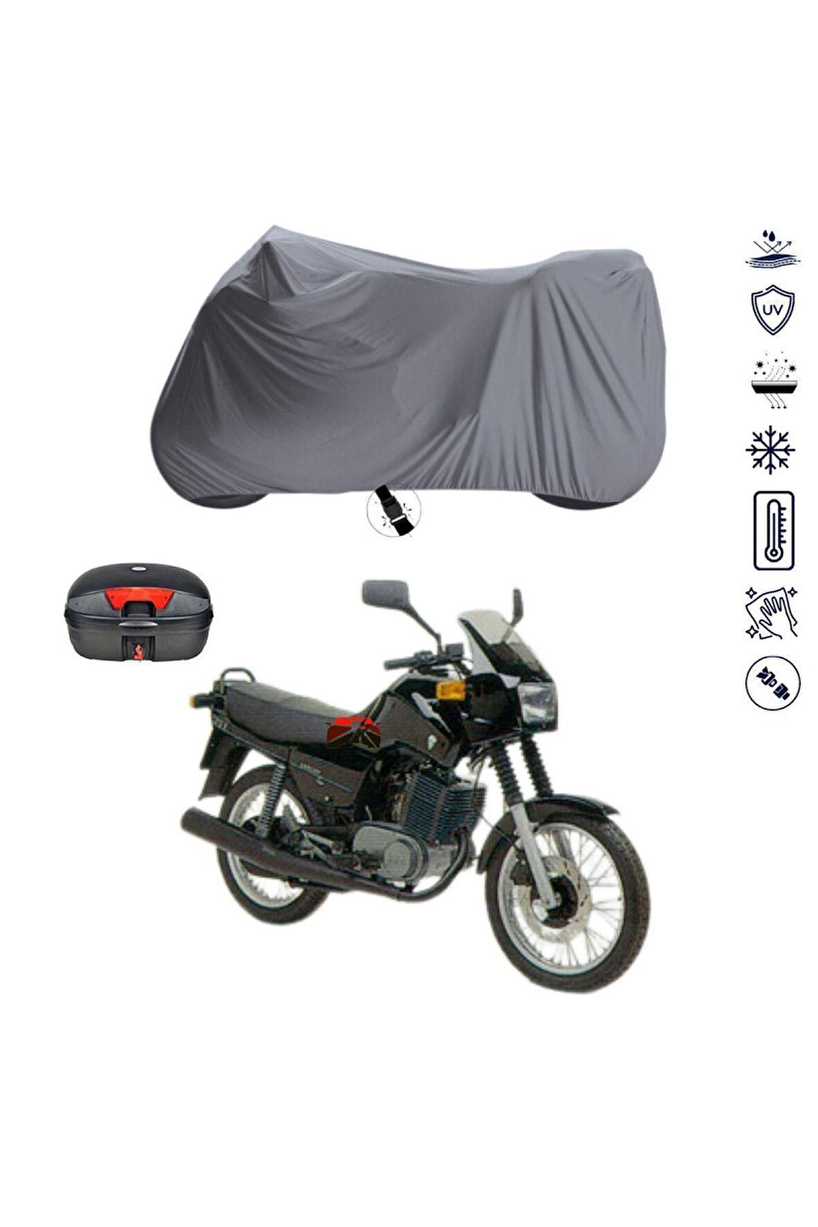 Mz Sportstar 251  Bağlantı Tokalı  Uyumlu SolarBlock Prime Motosiklet Brandası Örtüsü