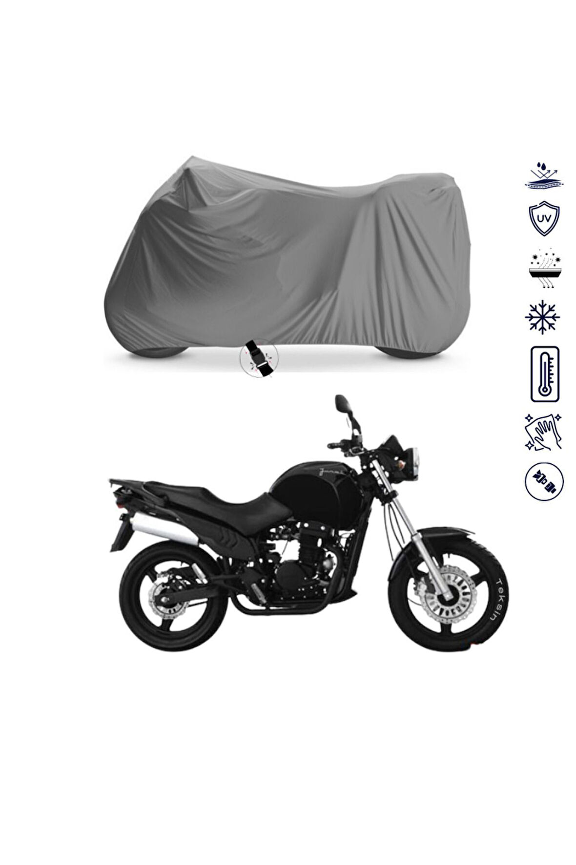 Regal Raptor DD SPT 350  Bağlantı Tokalı  Uyumlu SolarBlock Prime Motosiklet Brandası Örtüsü