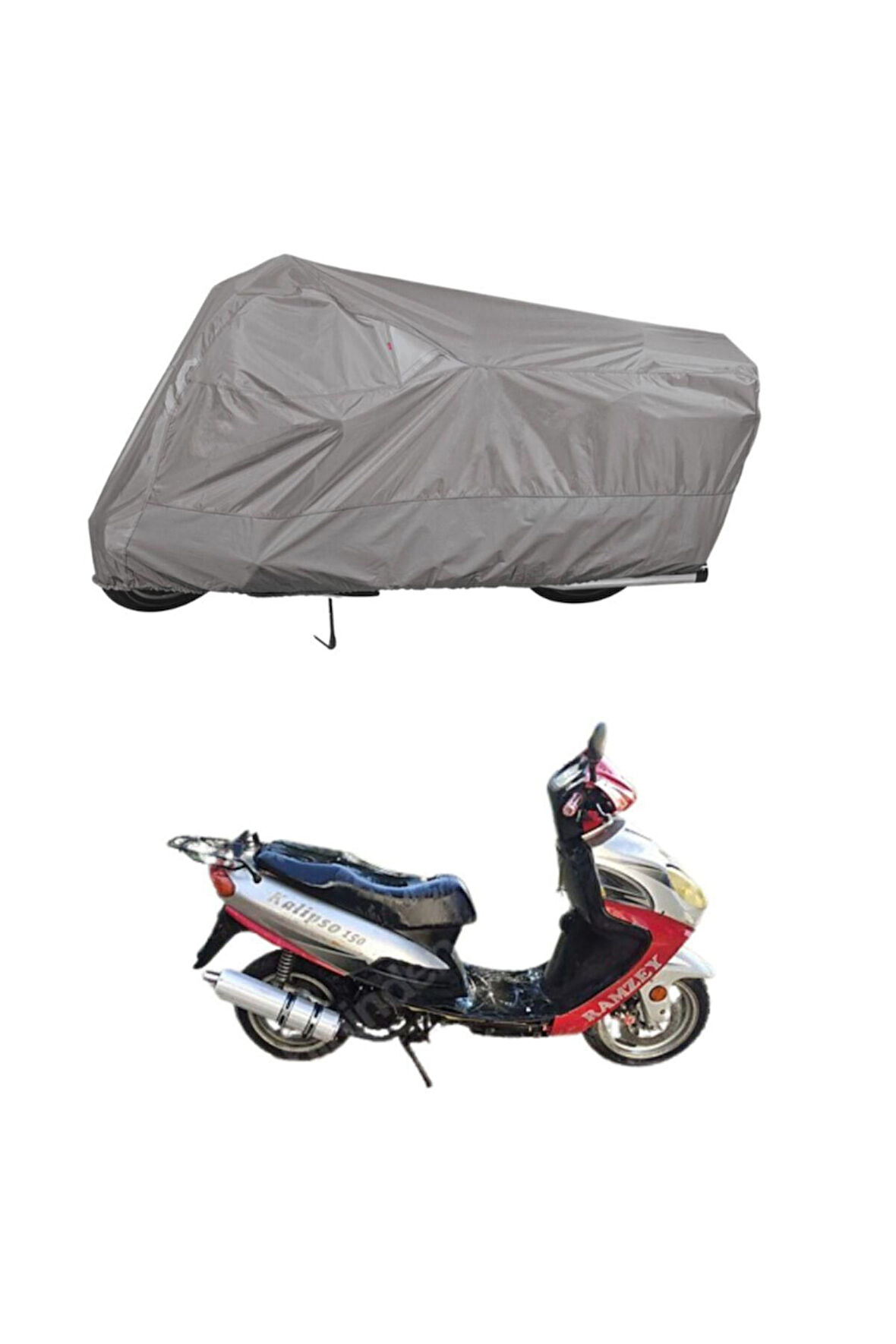 Ramzey Kalipso 150   Bağlantı Tokalı  Uyumlu SolarBlock Prime Motosiklet Brandası Örtüsü
