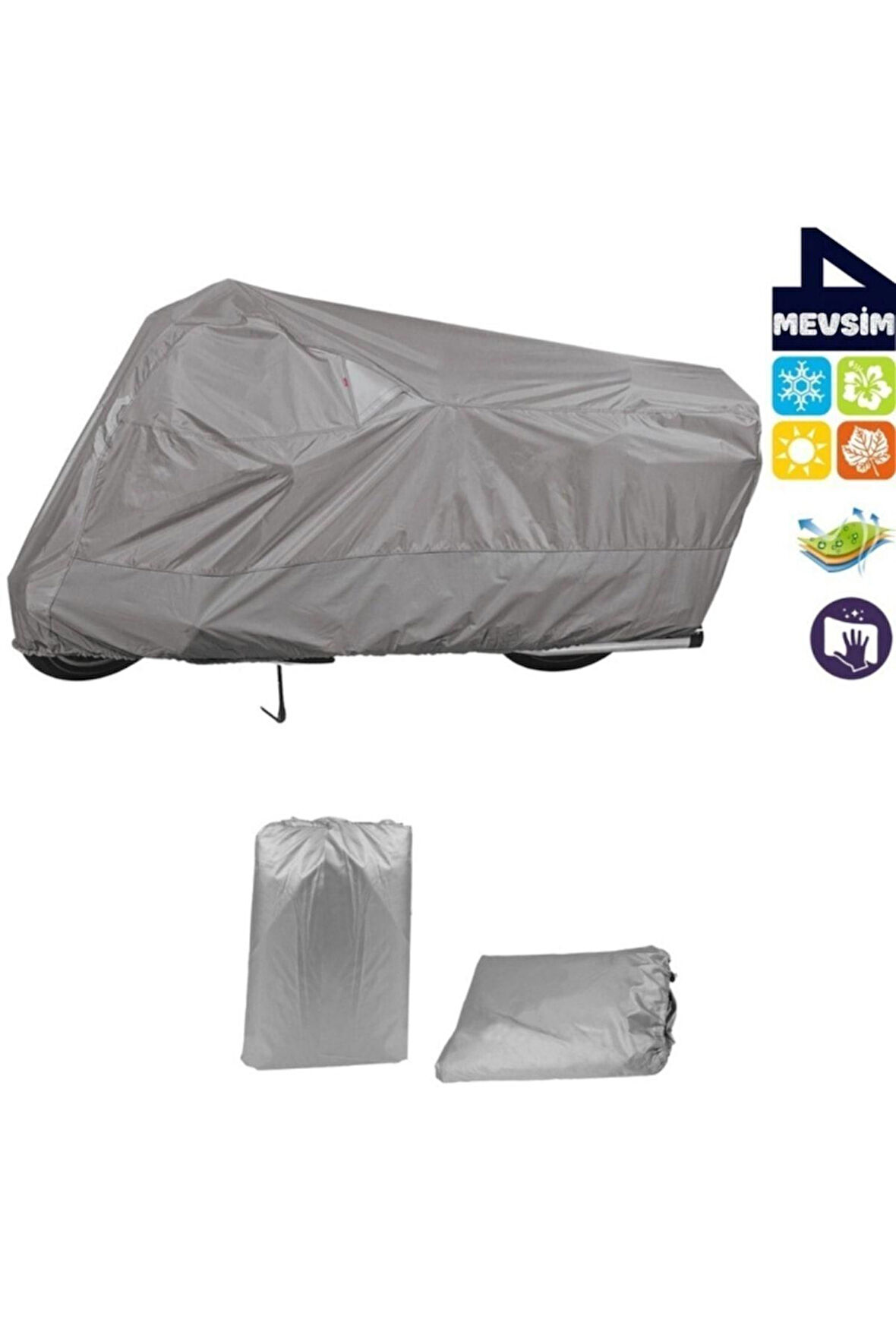 Piaggoi Runner 180 Arka Çanta   Bağlantı Tokalı  Uyumlu SolarBlock Prime Motosiklet Brandası Örtüsü