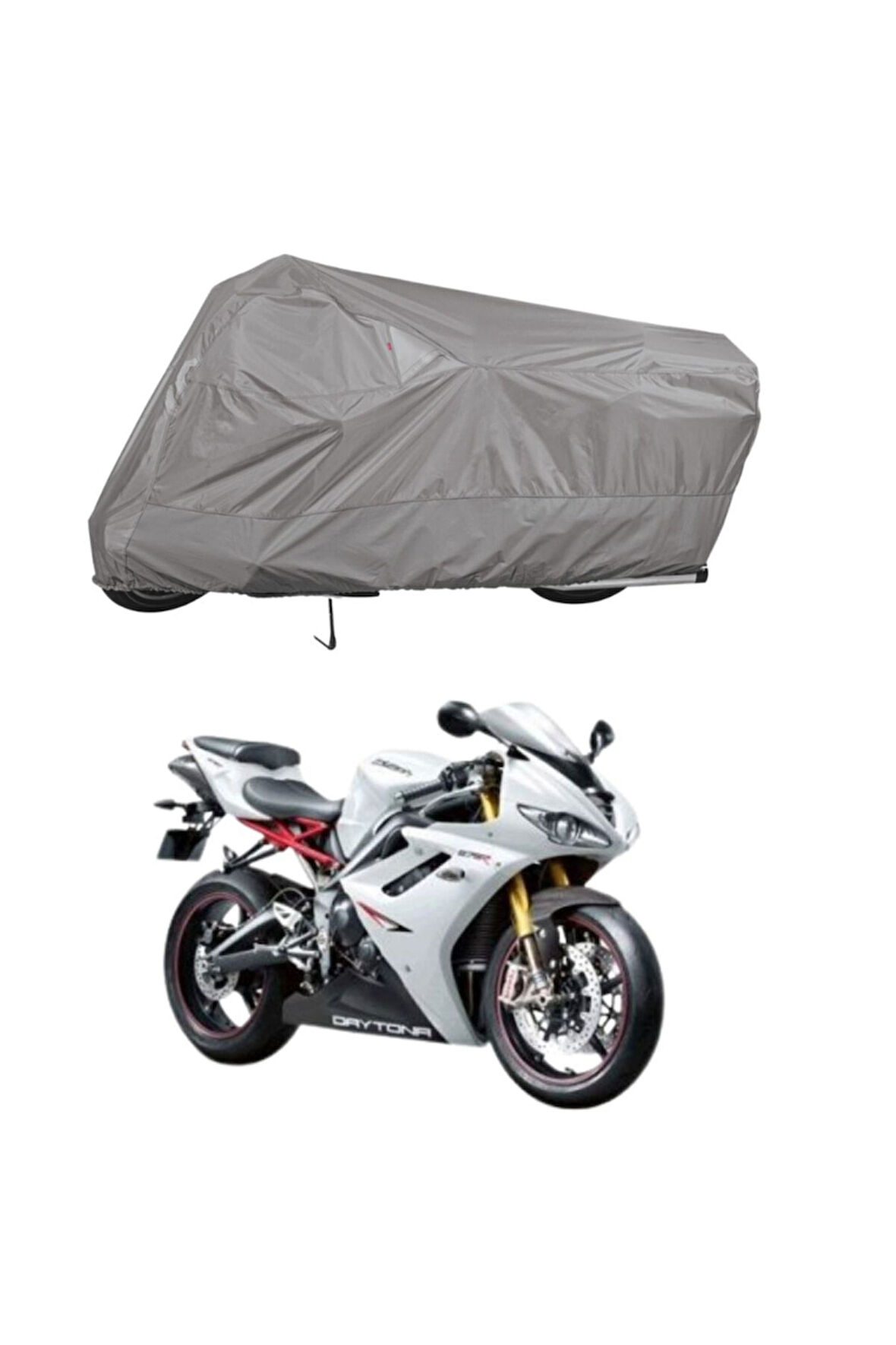 Triumph Daytona 675 R   Bağlantı Tokalı  Uyumlu SolarBlock Prime Motosiklet Brandası Örtüsü