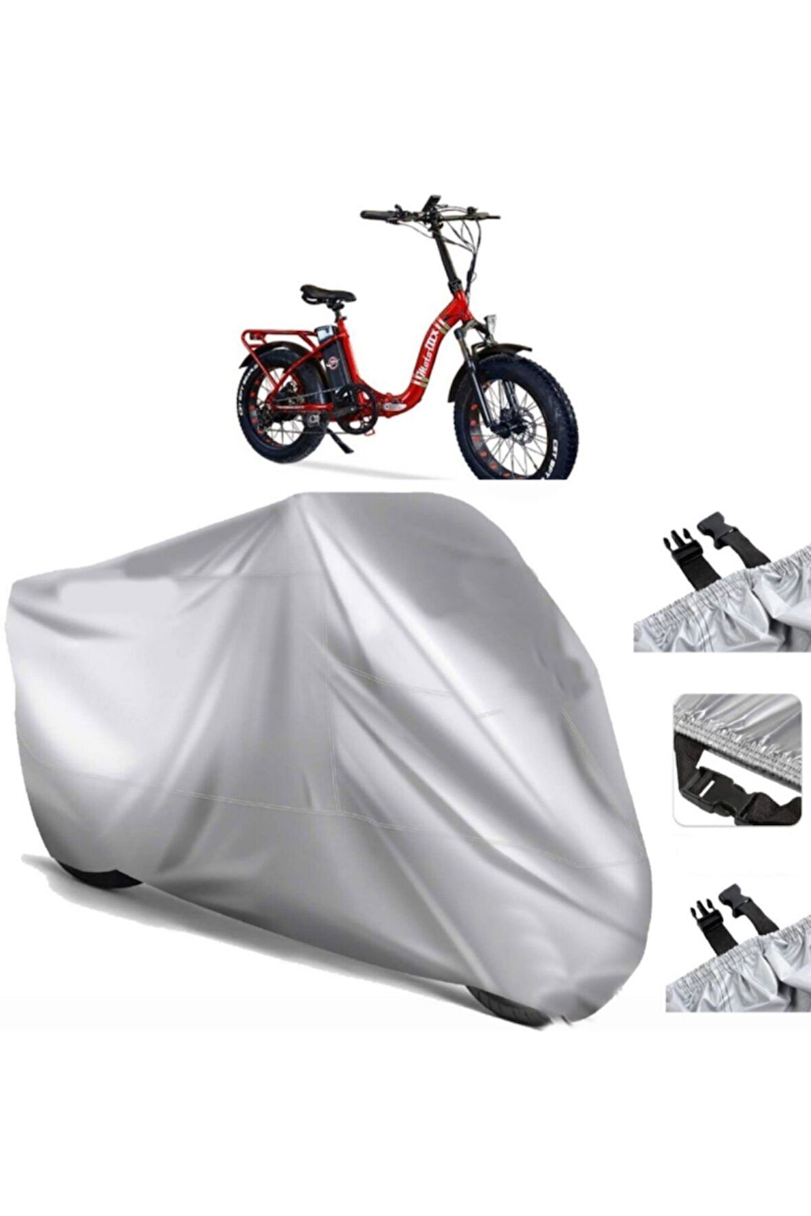 Motolux Roma Elektrikli Arka Çanta (bağlantı Tokalı) Uyumlu SolarBlock  Motosiklet Brandası Örtüsü