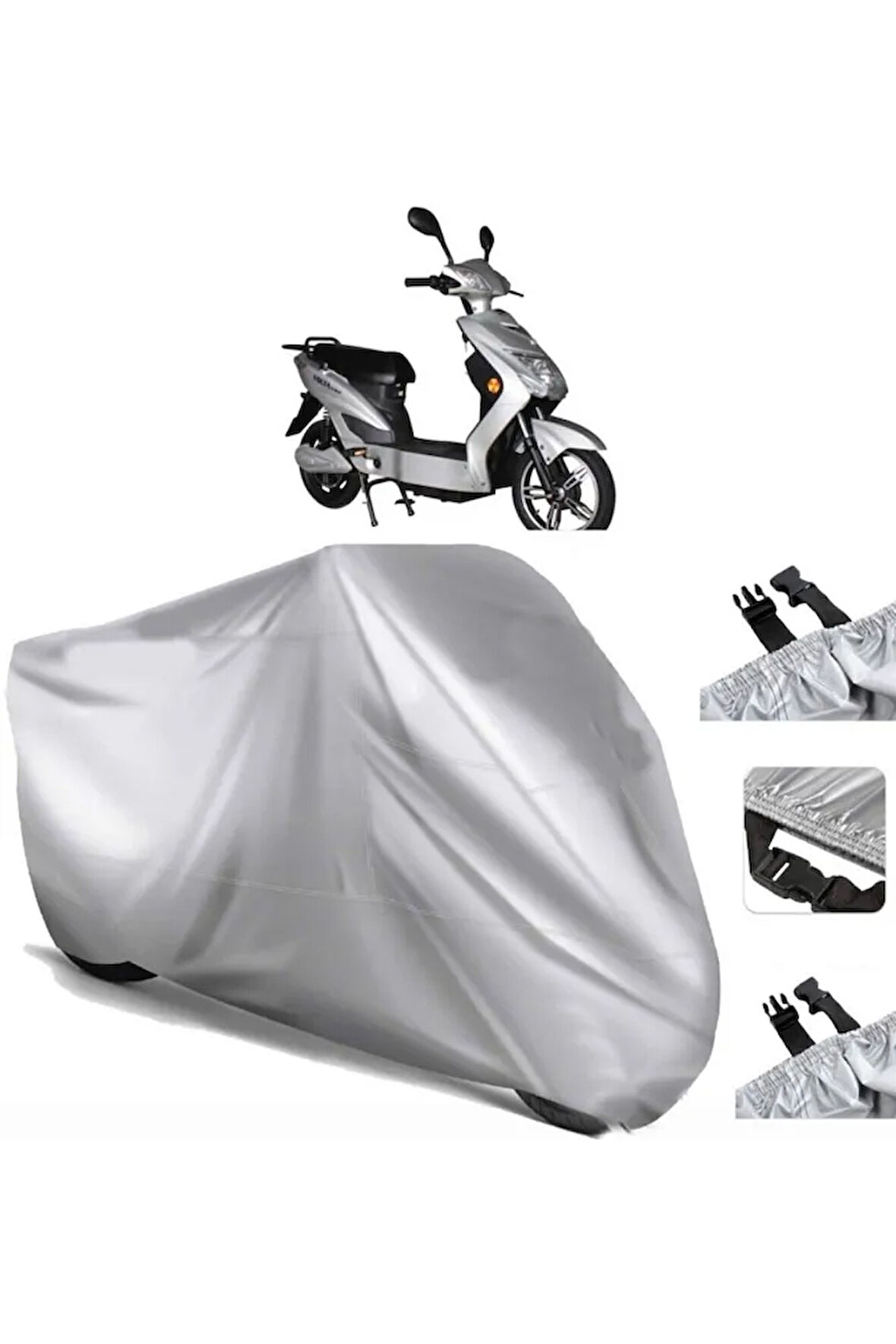 Volta Vsx Elektrikli  (bağlantı Tokalı) Uyumlu SolarBlock Prime Motosiklet Brandası Örtüsü