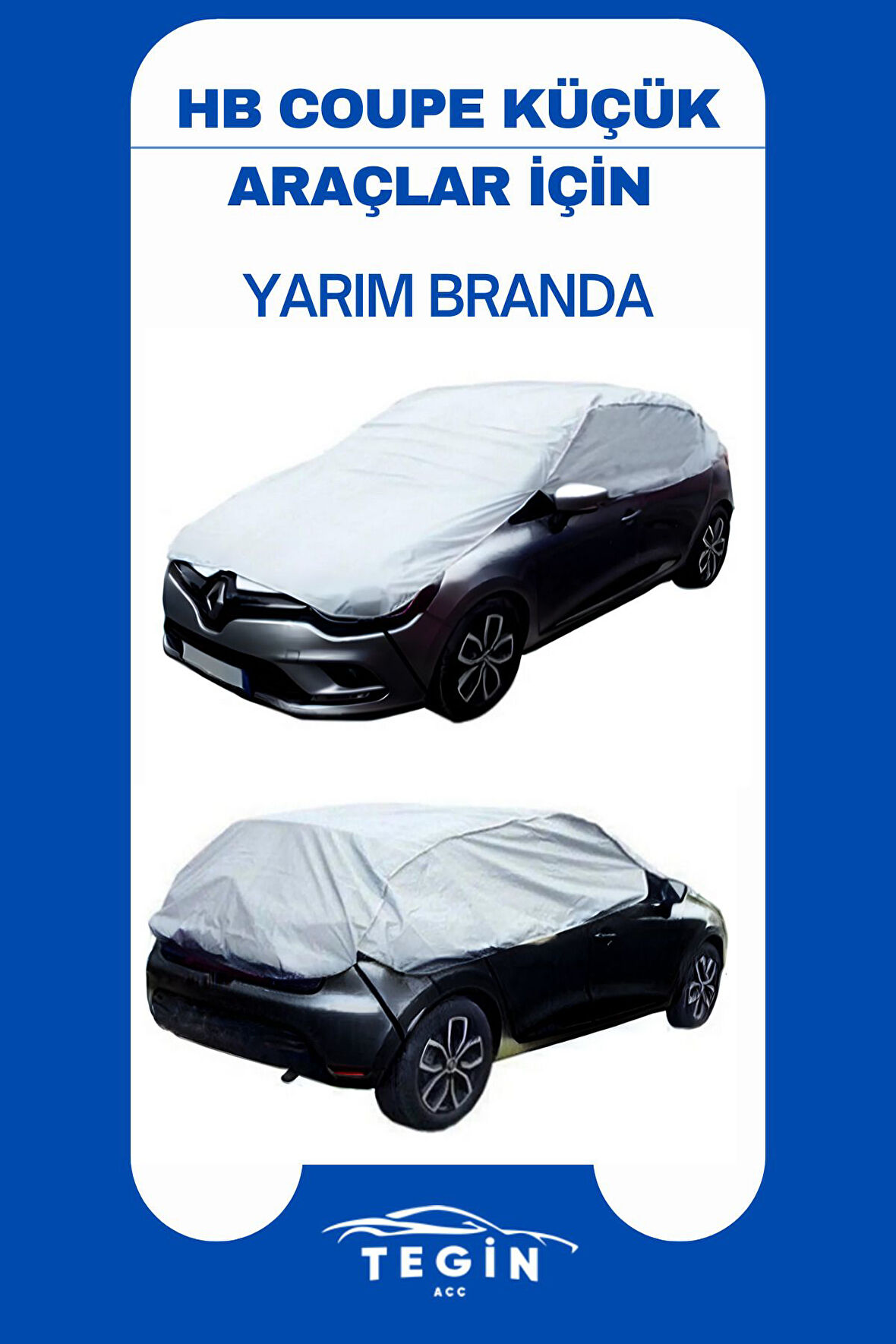 BMW i8 2014 - 2020 Coupe Uyumlu SolarBlock Yarım Araba Brandası