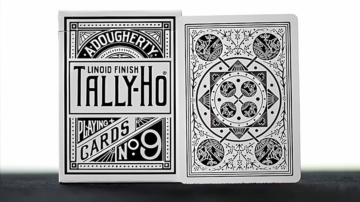 Tally-Ho Fan Back White Beyaz Standart Oyun Kağıdı Destesi Kartları