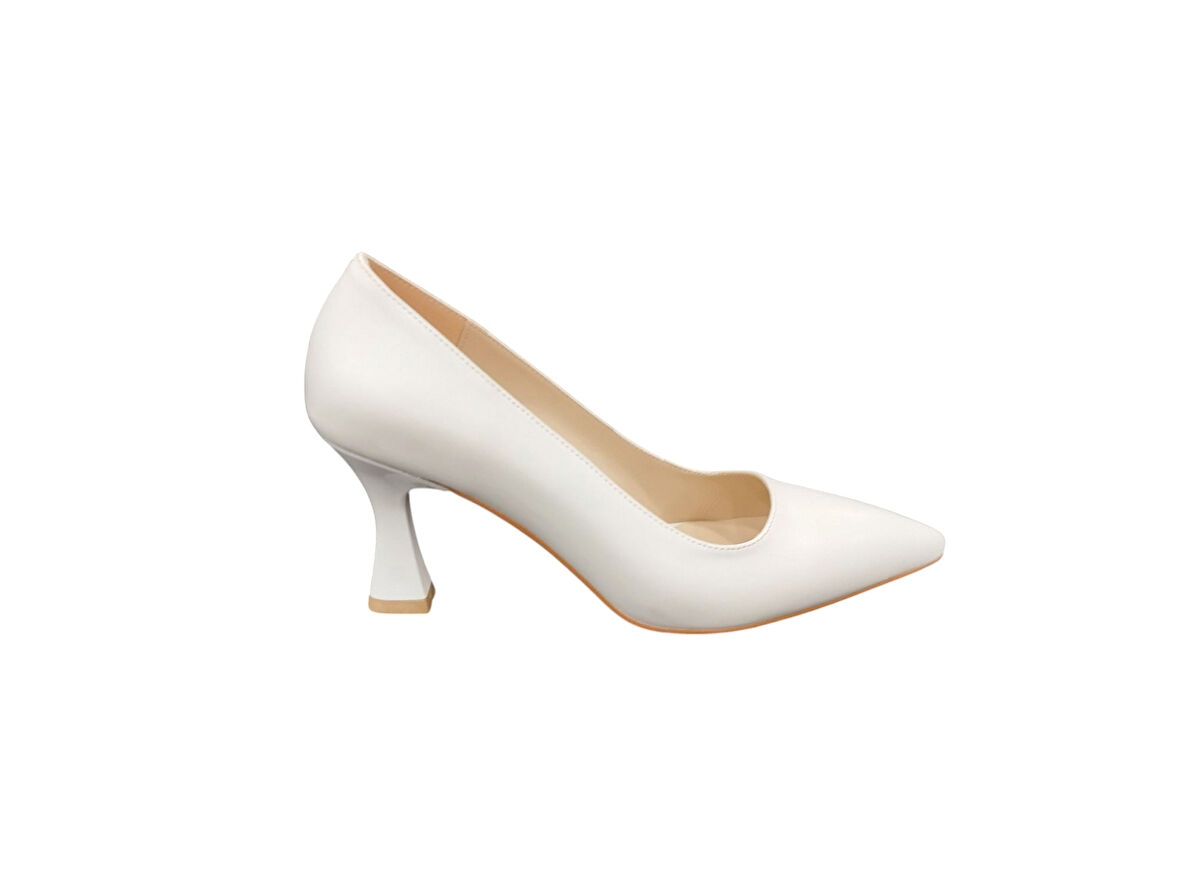 Merry Pace 6394066Z 7 cm Kadeh Topuklu Sivri Burun Kadın Stiletto Ayakkabı