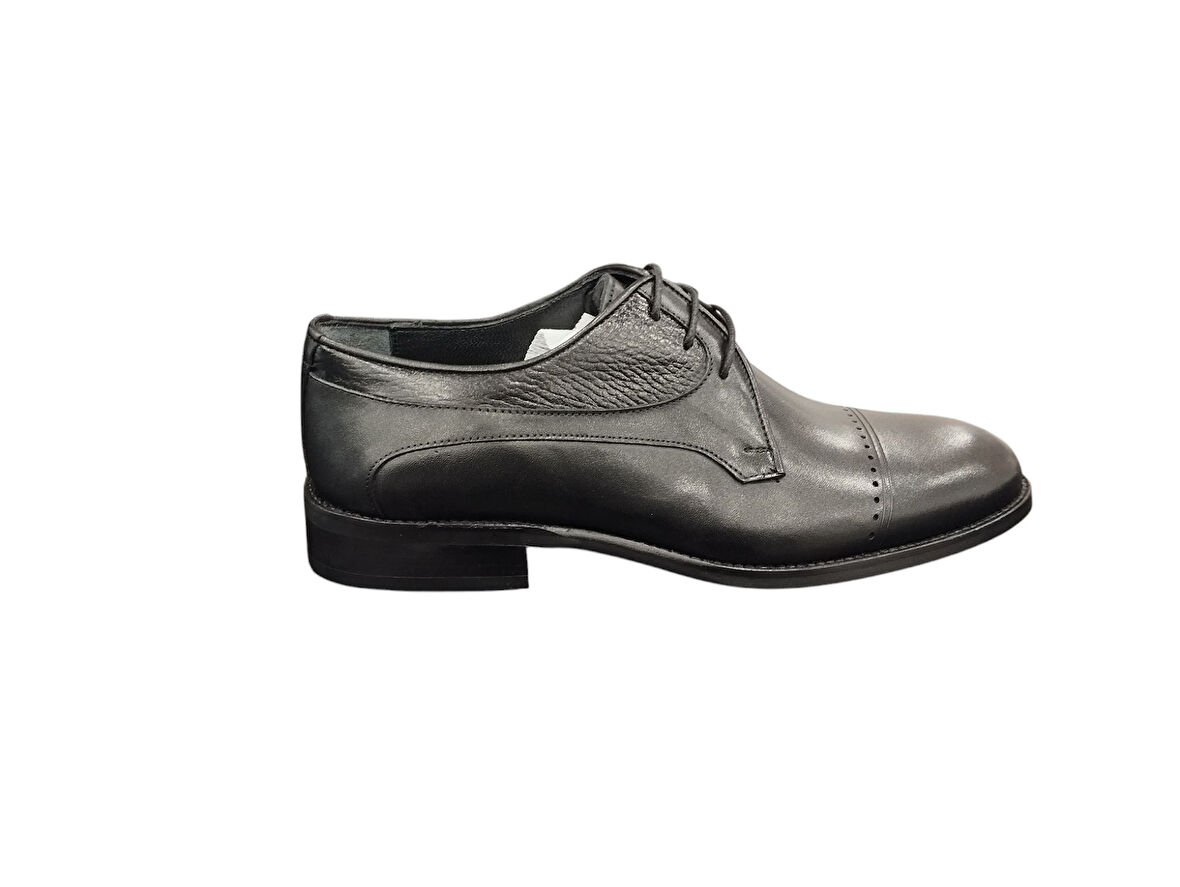 Marco Branchini 926302M İç Dış Hakiki Dana Derisi 3 cm Kalın Topuk Erkek Klasik Ayakkabı