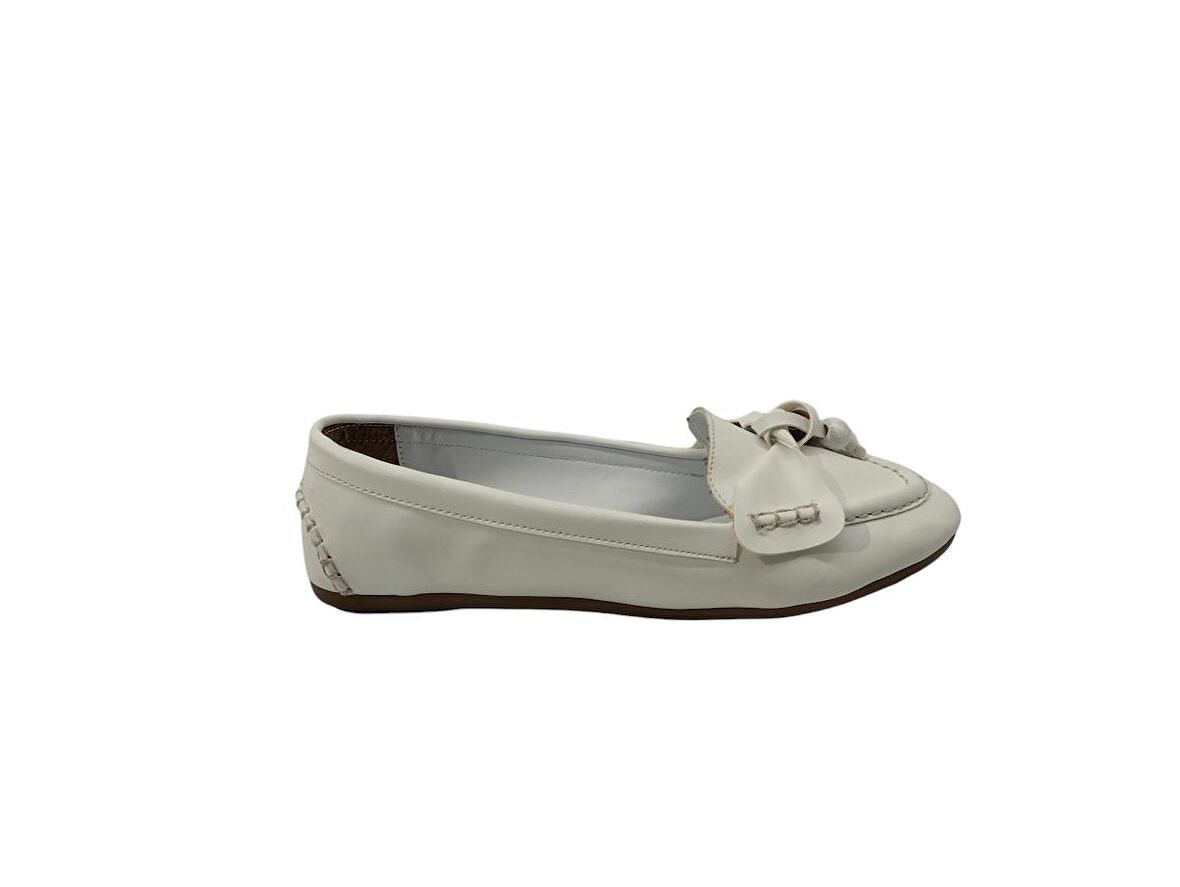 Merry Pace 49555Z Fiyonk Detaylı Esnek Tasarım Günlük Kadın Babet Ayakkabı